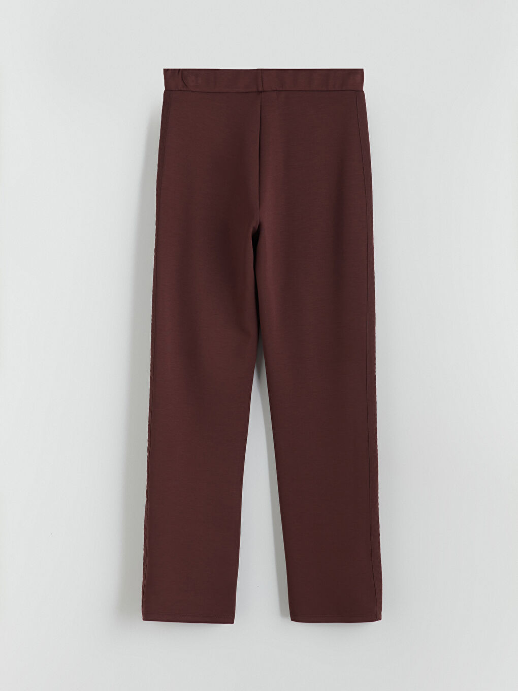 Kahverengi Beli Lastikli Kadın Eşofman Altı-7