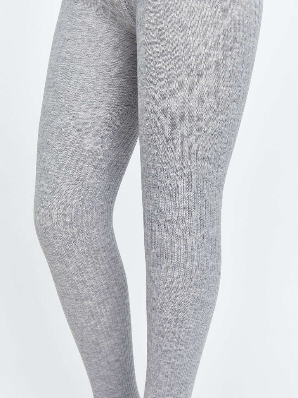 Gri Basic Kız Çocuk Külotlu Çorap-1