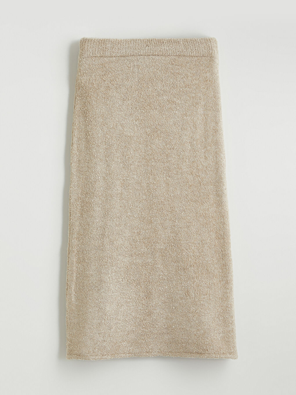 Elastic Waist Knitwear Skirt-4