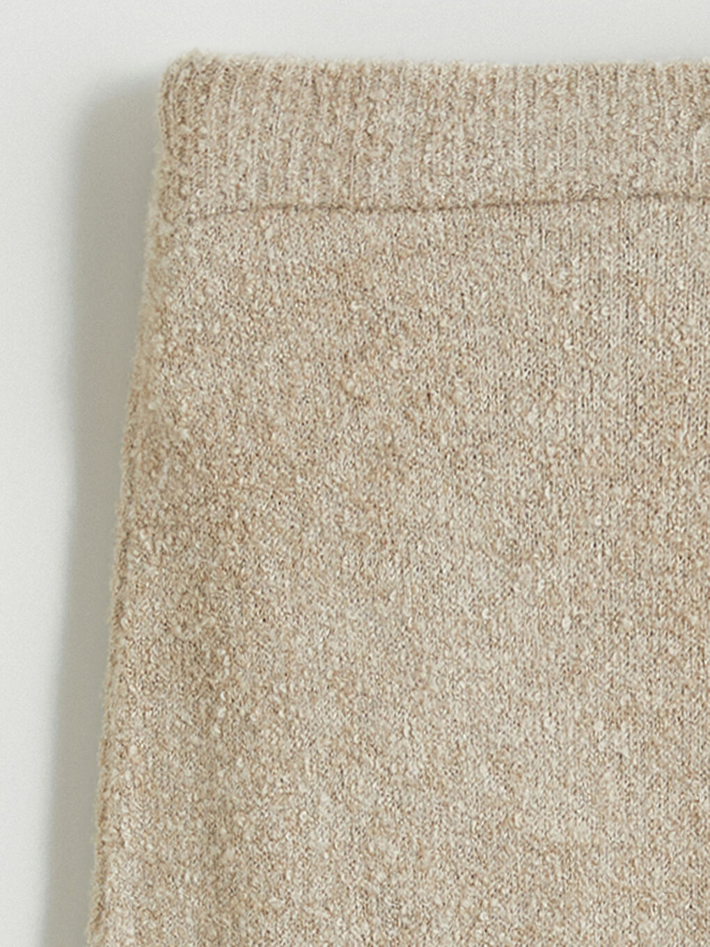 Elastic Waist Knitwear Skirt-5