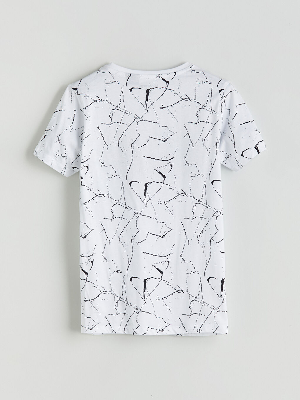 Beyaz Bisiklet Yaka Star Wars Baskılı Erkek Çocuk Tişört-2