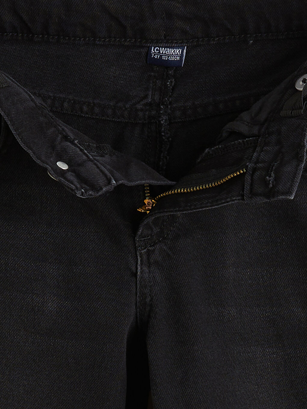 Antrasit Loose Fit Erkek Çocuk Jean Pantolon-1