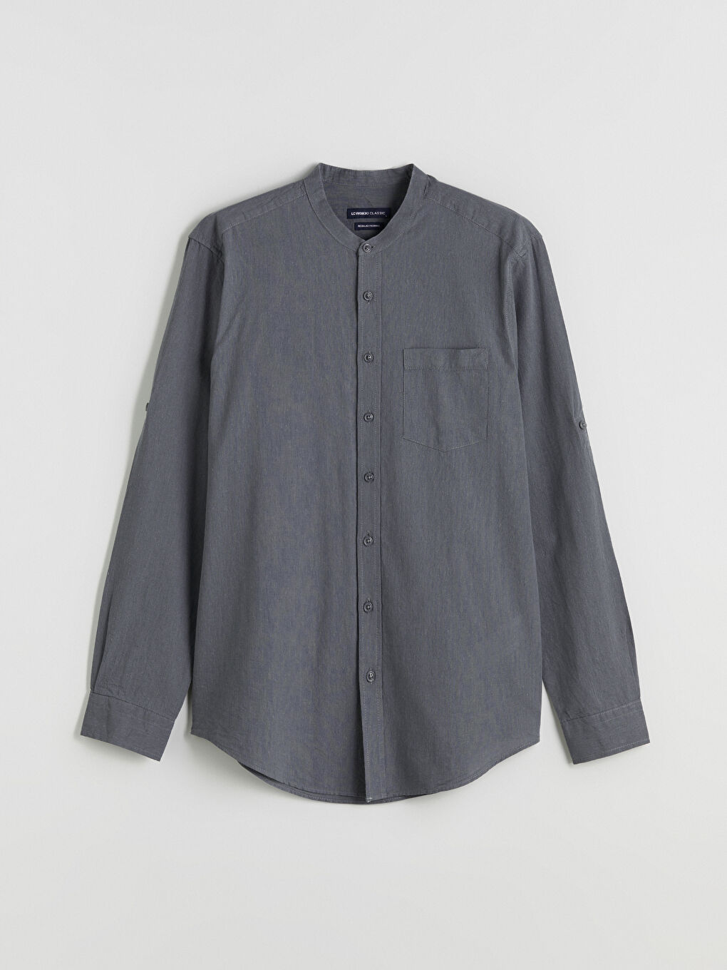 LCWAIKIKI Classic Regular Fit Long Sleeve Poplin Men's Shirt -W5K593Z8-V2D
