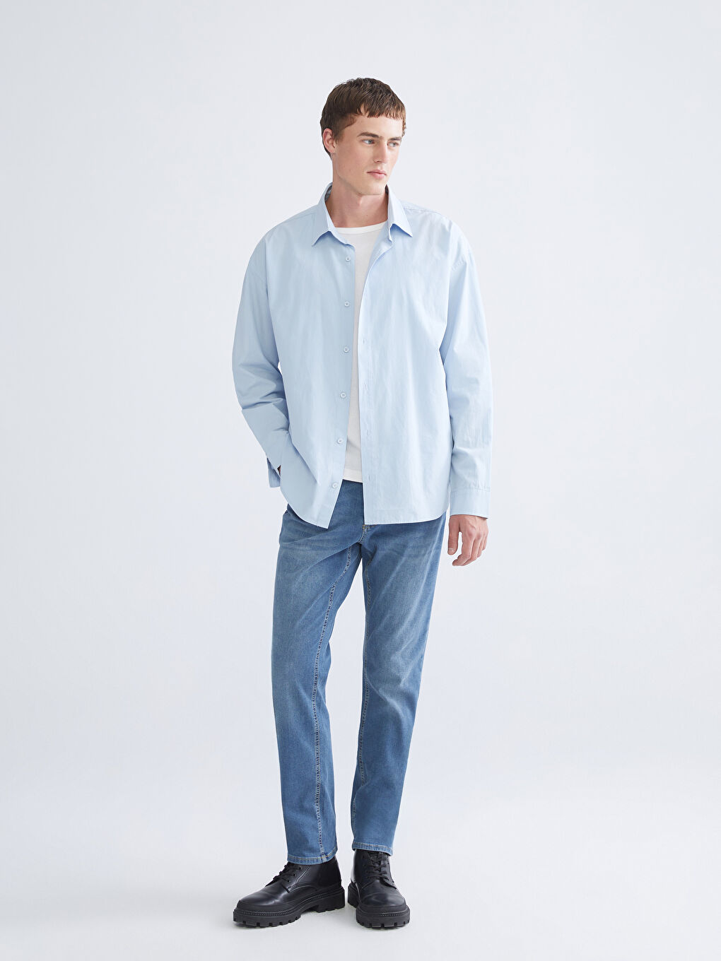 İndigo 750 Slim Fit Erkek Jean Pantolon-1