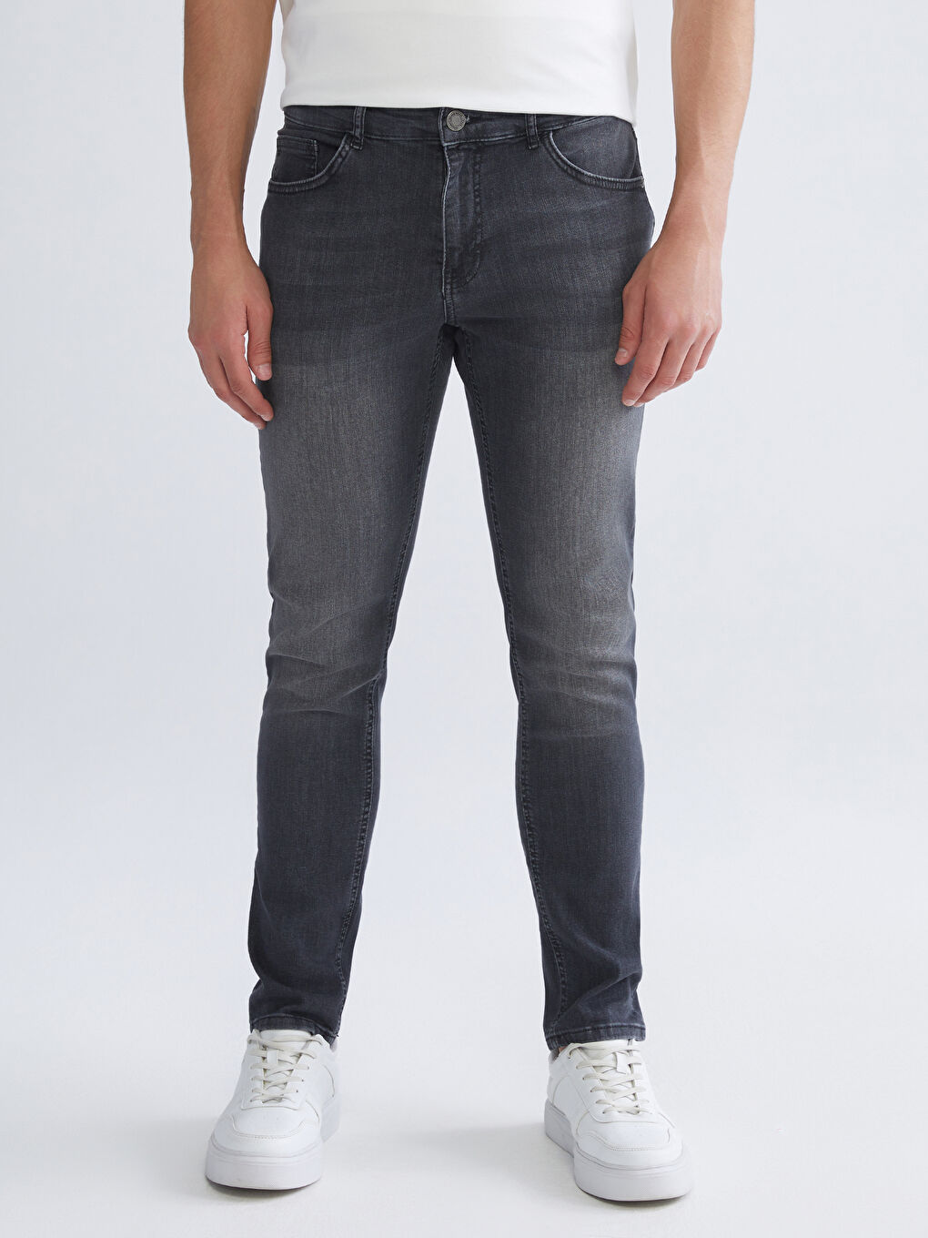 Siyah 750 Slim Fit Erkek Jean Pantolon-1