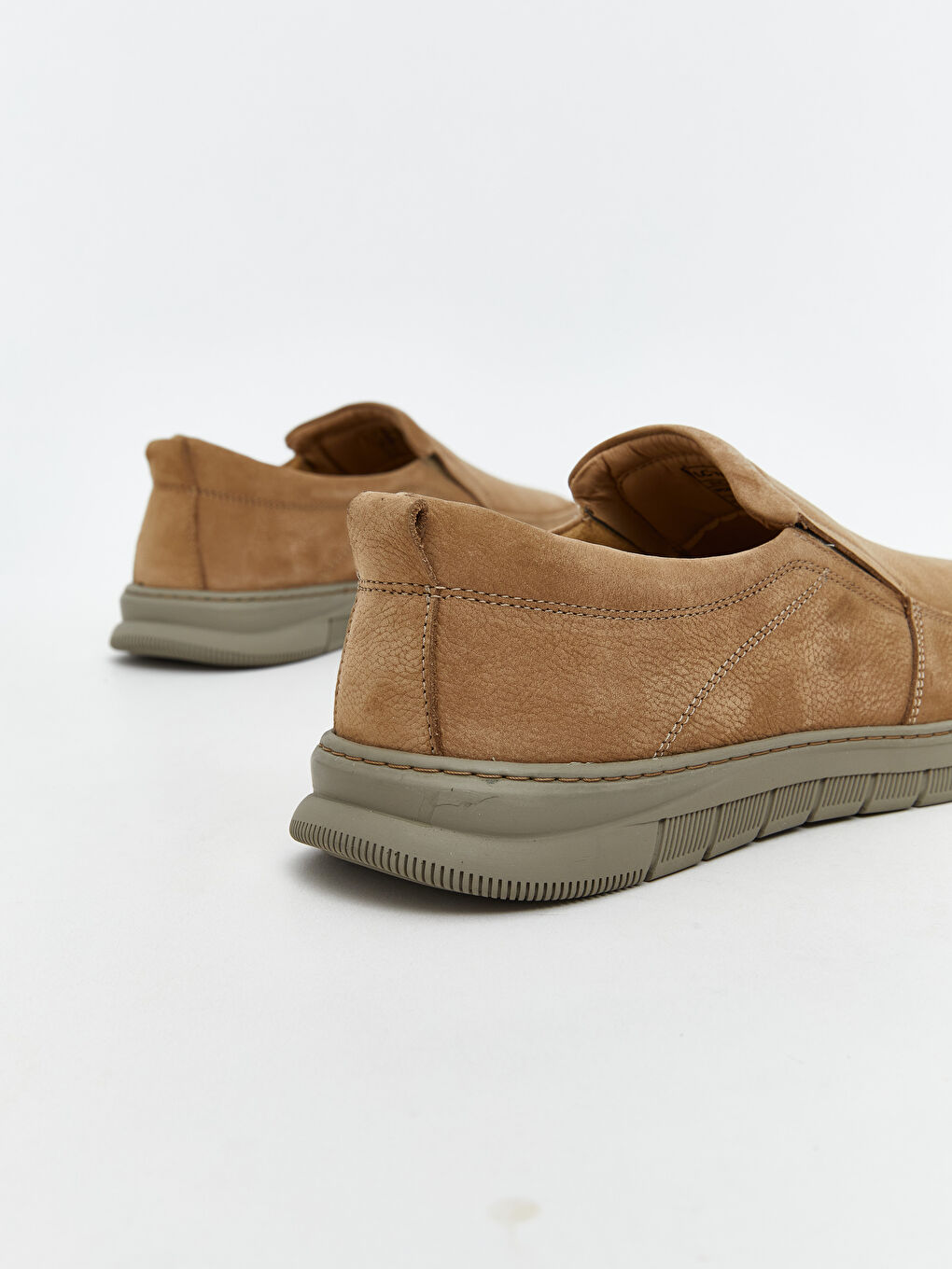 Bej Süet Görünümlü Erkek Klasik Ayakkabı-3