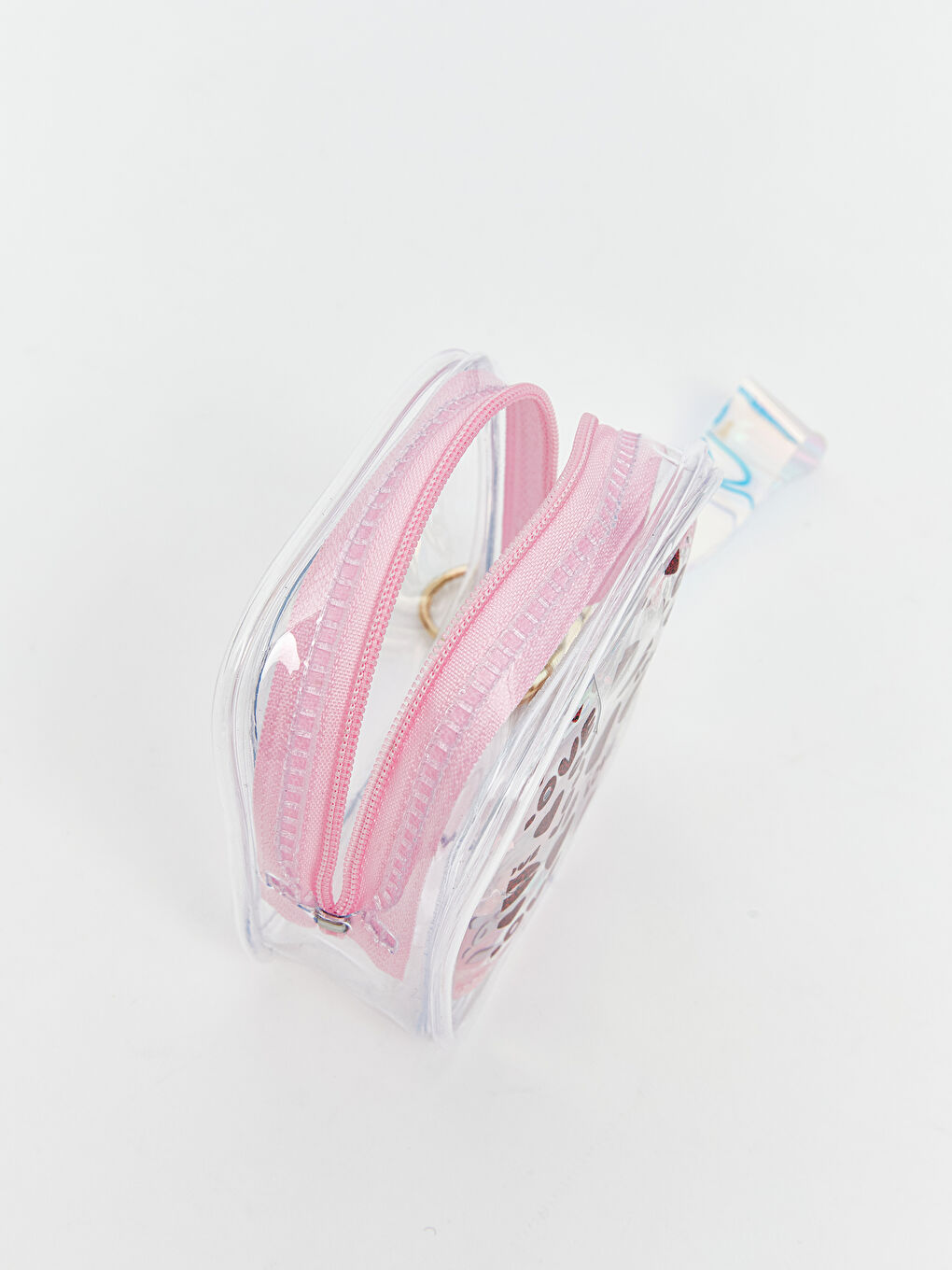 Şeffaf Görünümlü Kadın Cüzdan Anahtarlık-4