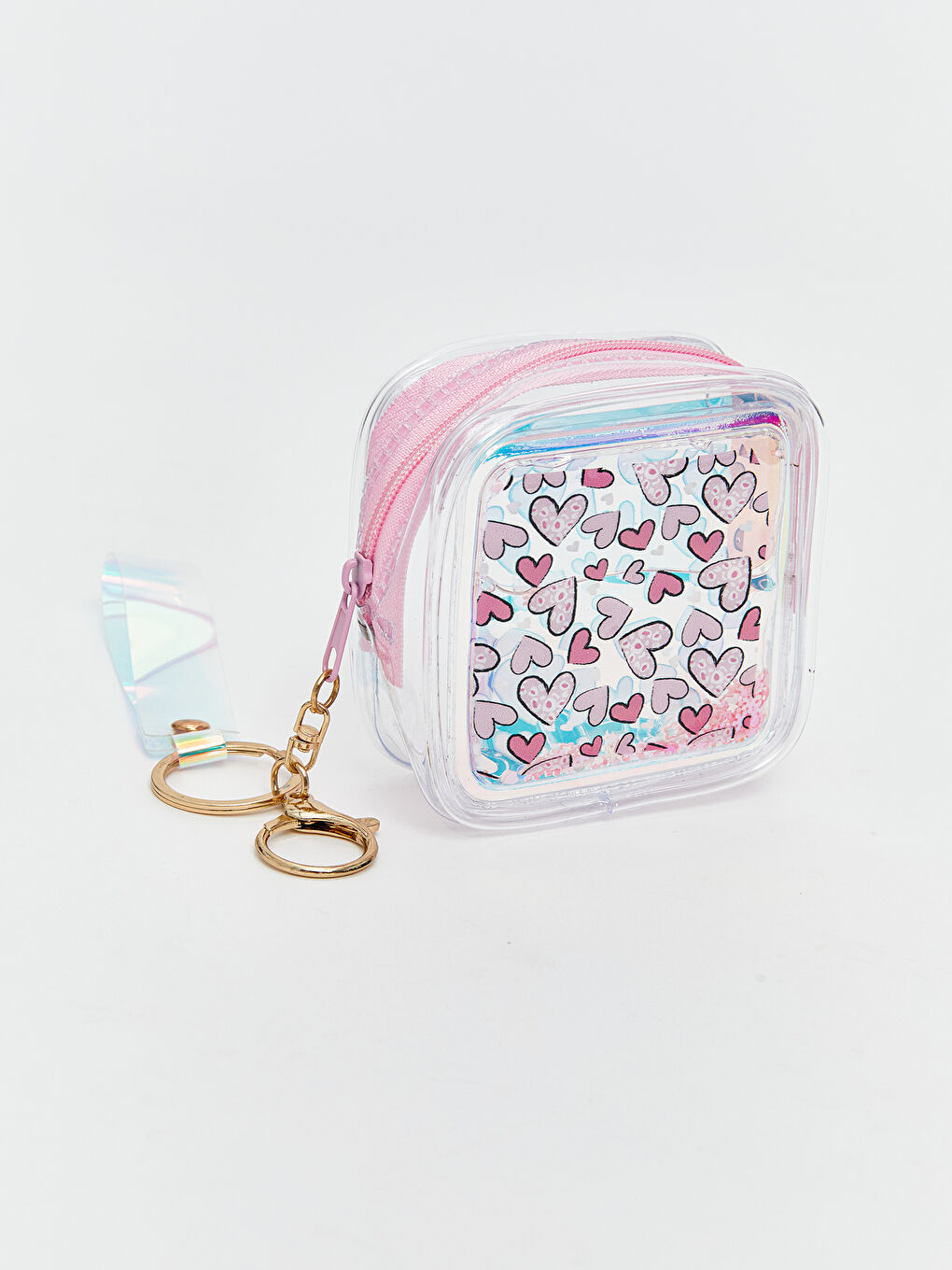 Şeffaf Görünümlü Kadın Cüzdan Anahtarlık-5