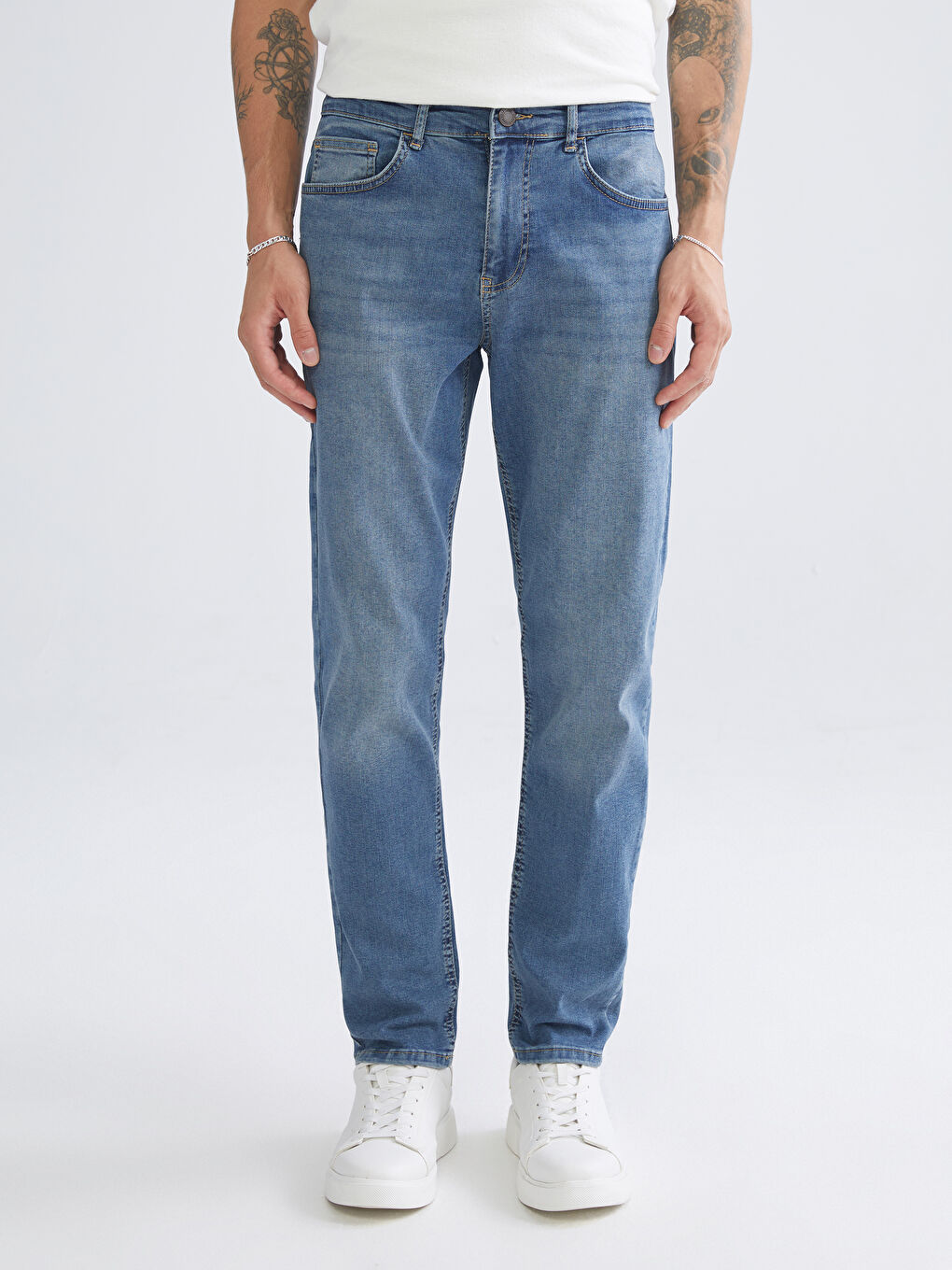 İndigo 730 Havuç Kalıp Erkek Jean Pantolon-1