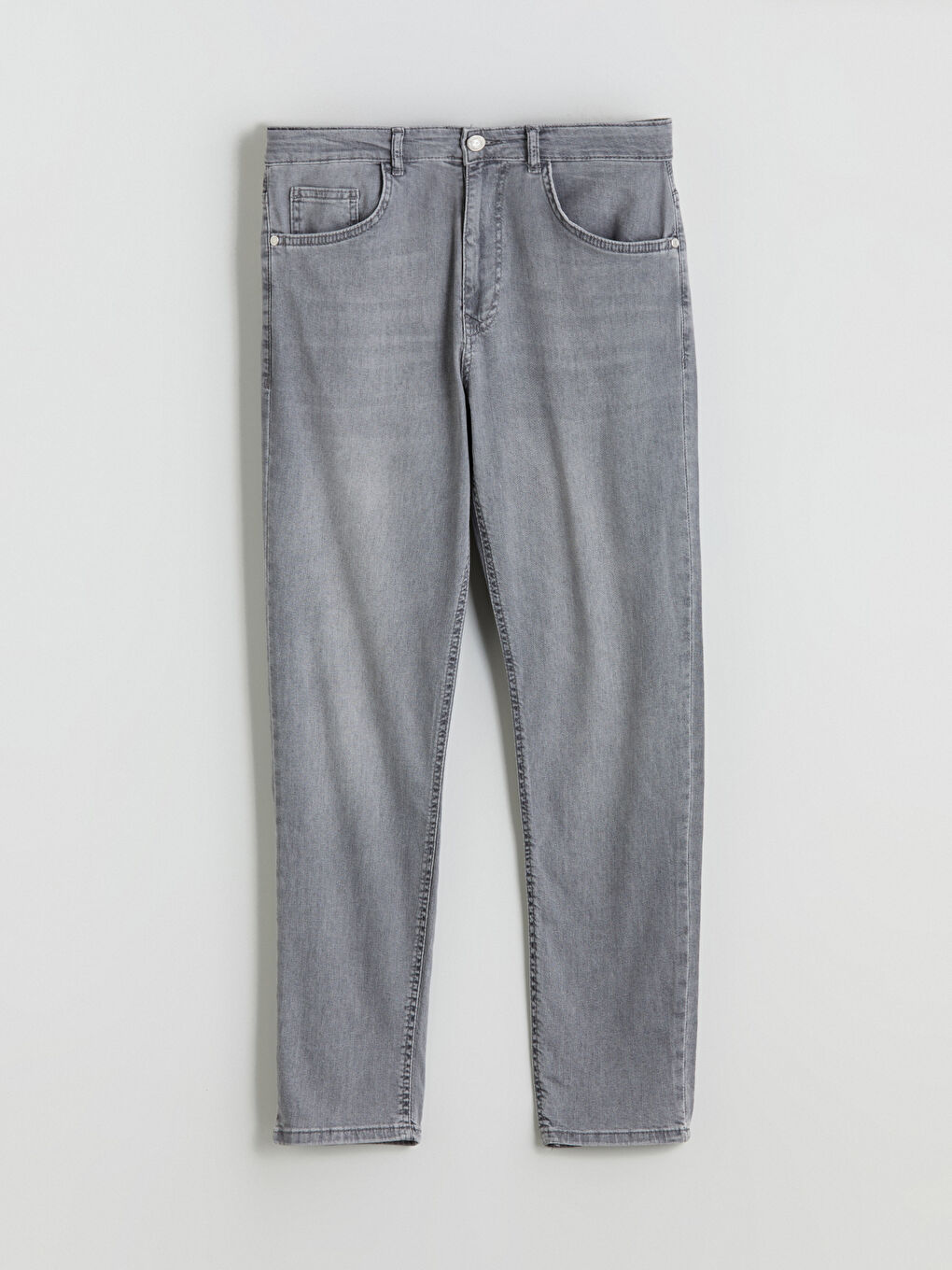 Gri 730 Havuç Kalıp Erkek Jean Pantolon-4