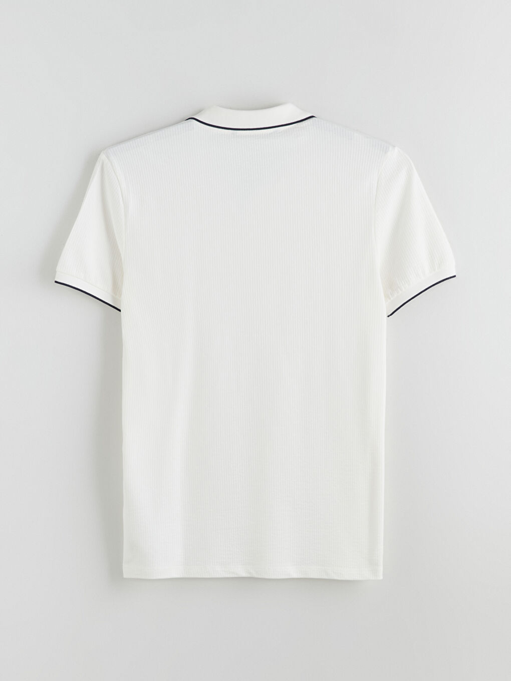 Ekru Polo Yaka Penye Erkek Tişört-5