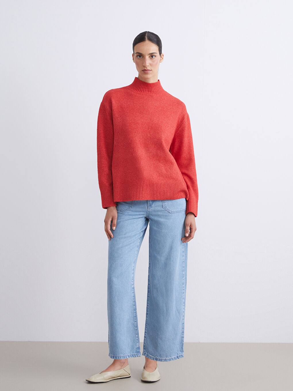 İndigo Boyfriend Kadın Jean Pantolon