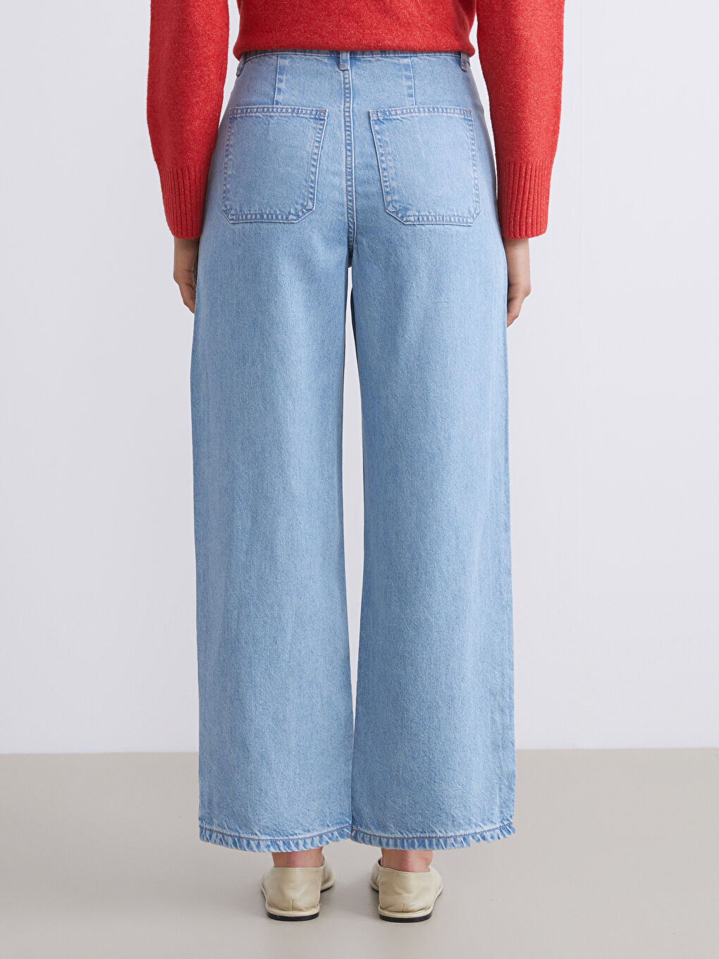 İndigo Boyfriend Kadın Jean Pantolon-3