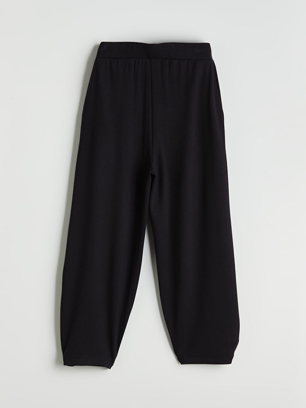 Siyah Beli Lastikli Kadın Eşofman Altı-6