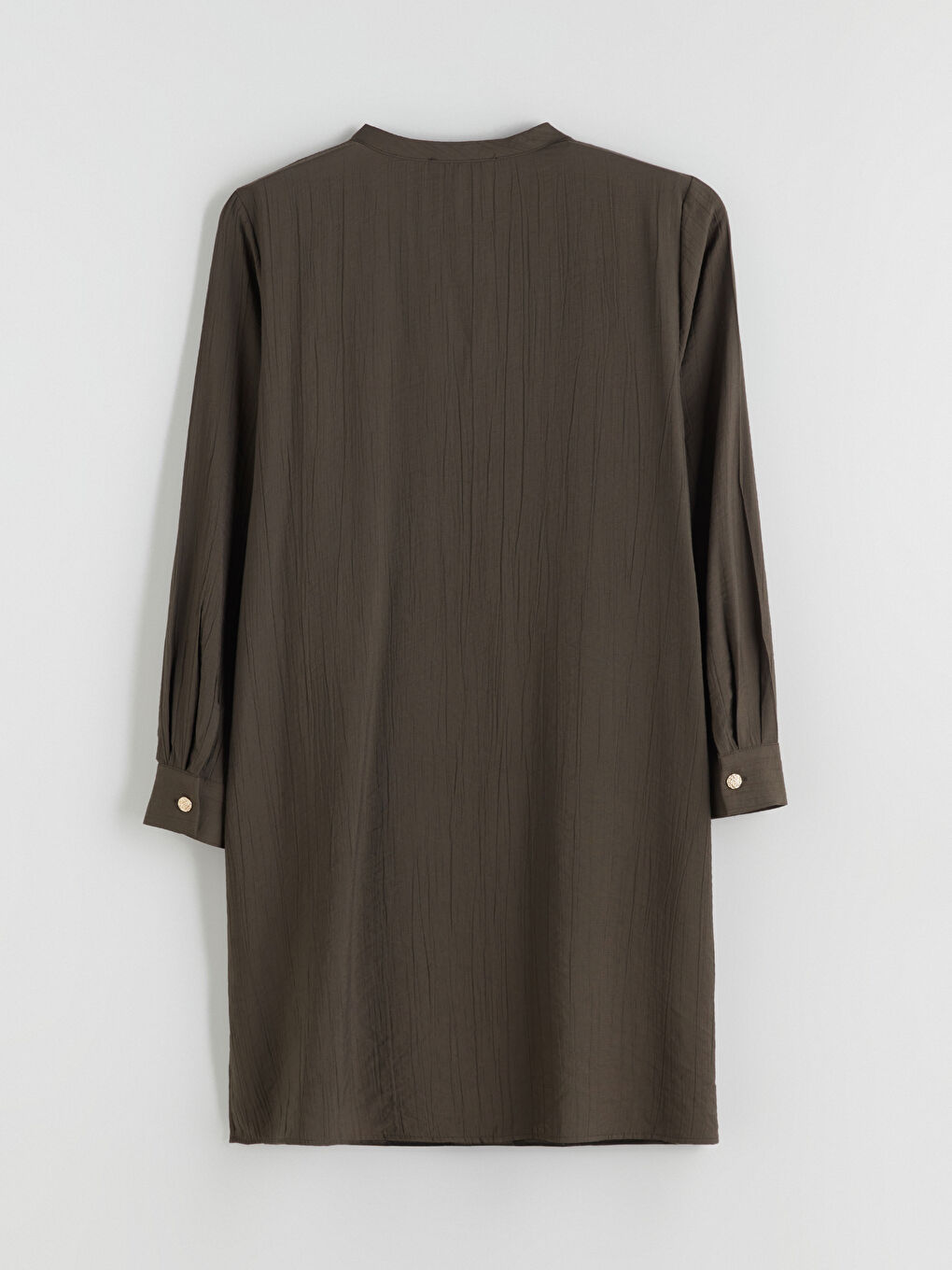 LCW Grace Grandad Collar Women's Shirt Tunic -W5K664Z8-HEJ
