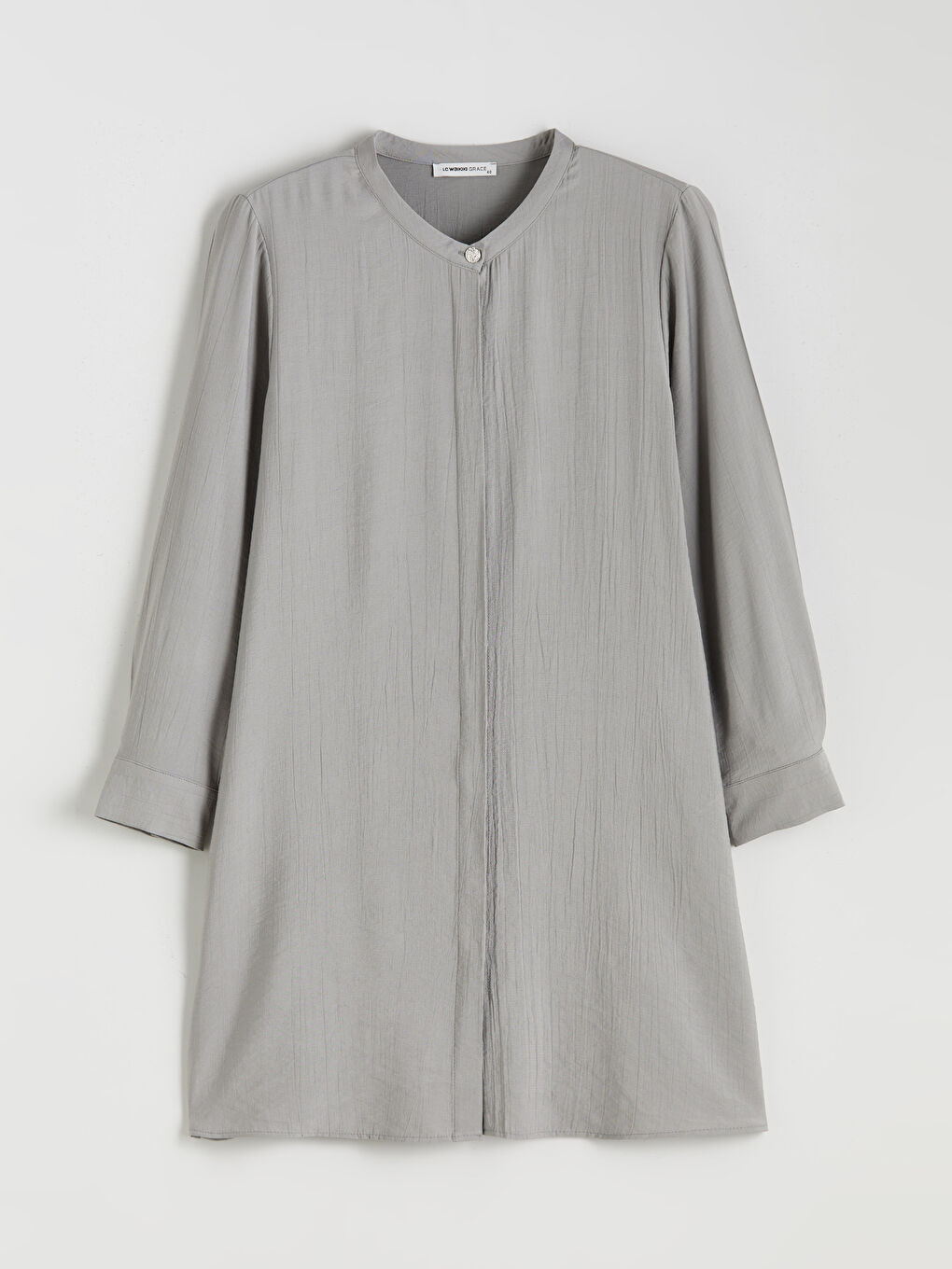 LCW Grace Grandad Collar Women's Shirt Tunic -W5K664Z8-CSW