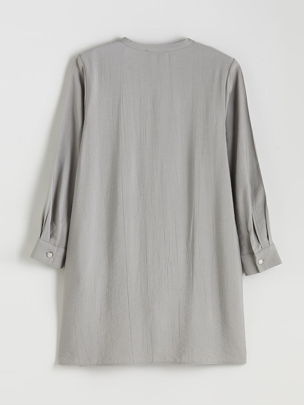 LCW Grace Grandad Collar Women's Shirt Tunic -W5K664Z8-CSW