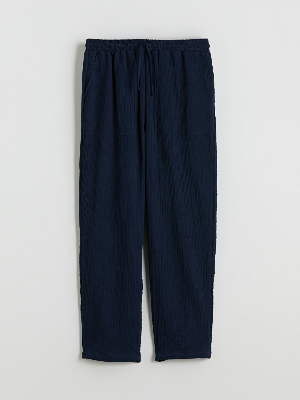 LCW Grace Elasticated Waist Textured Women's Trousers -W5K666Z8-E1J