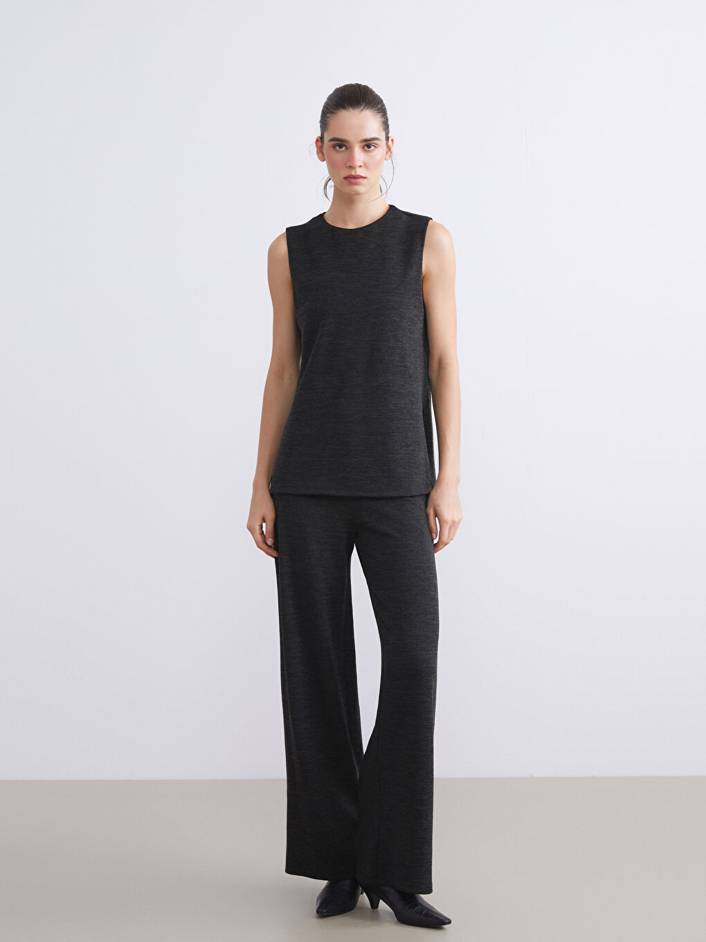 Crew Neck Women's Tank Top-1