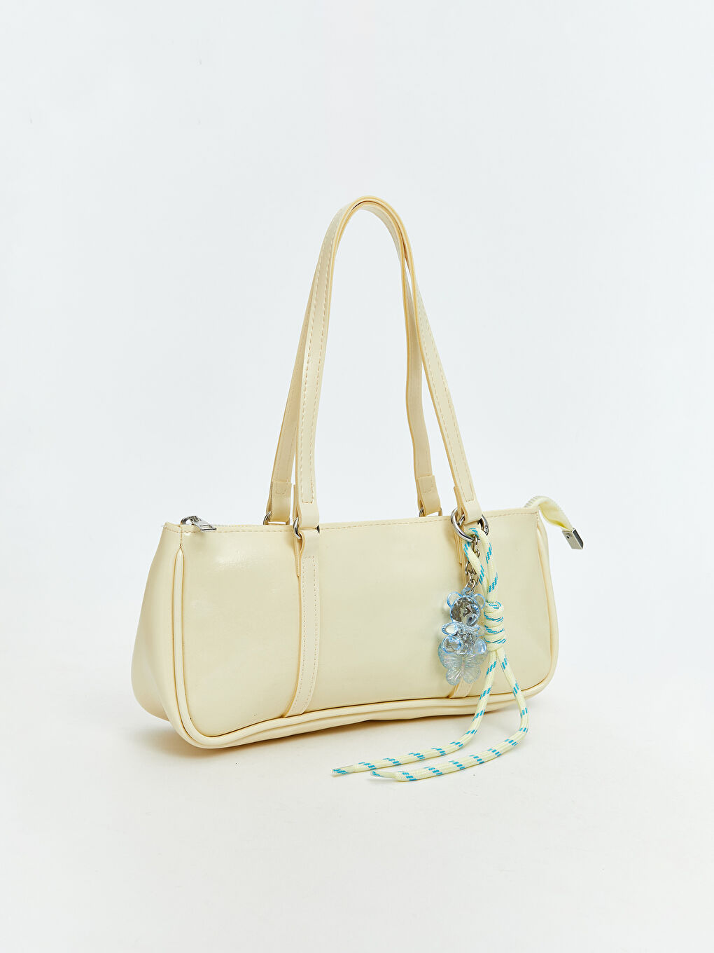 Sarı Deri Görünümlü Kadın Kol Çantası-2