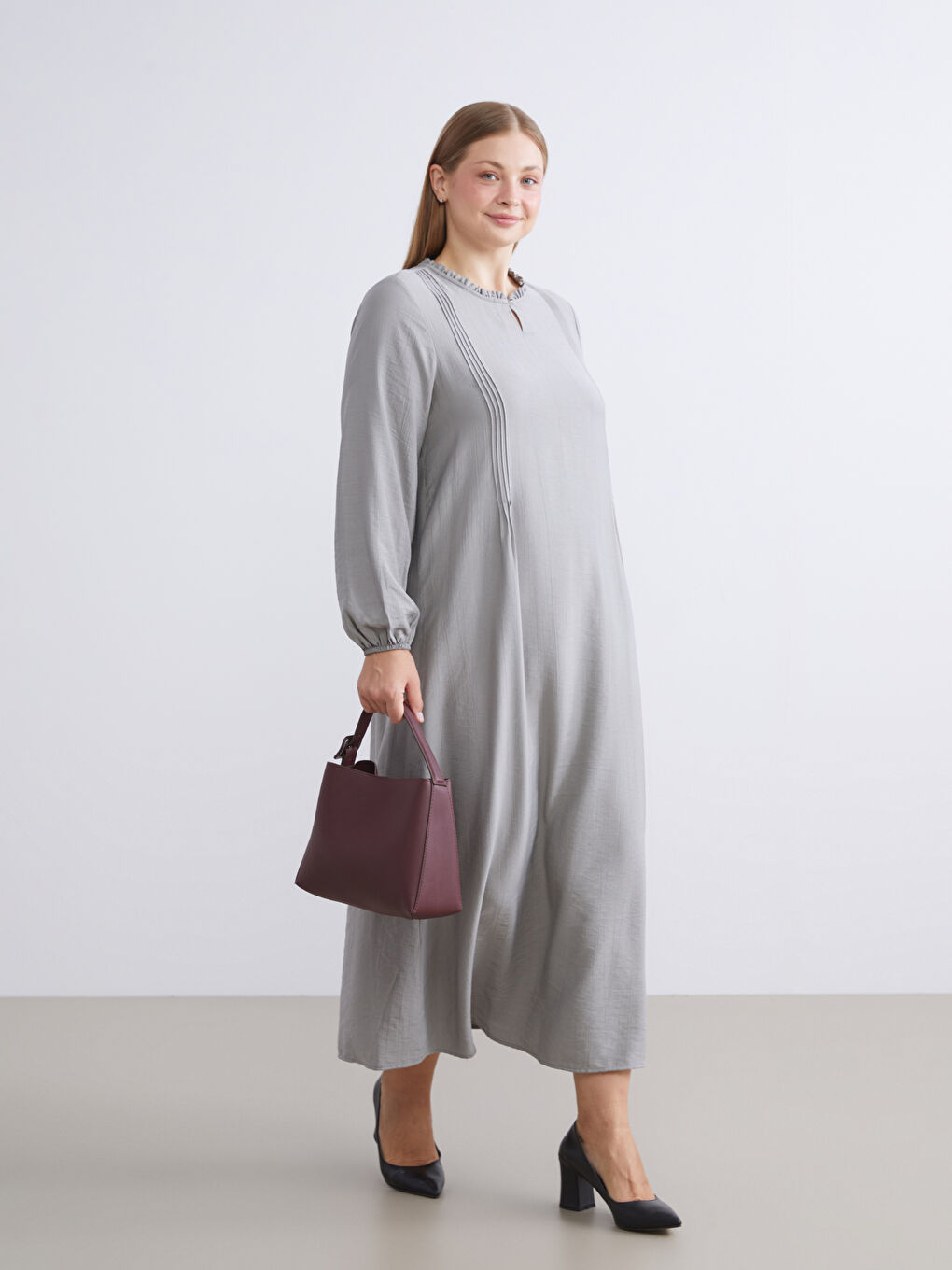 Woman GREY Dress-5