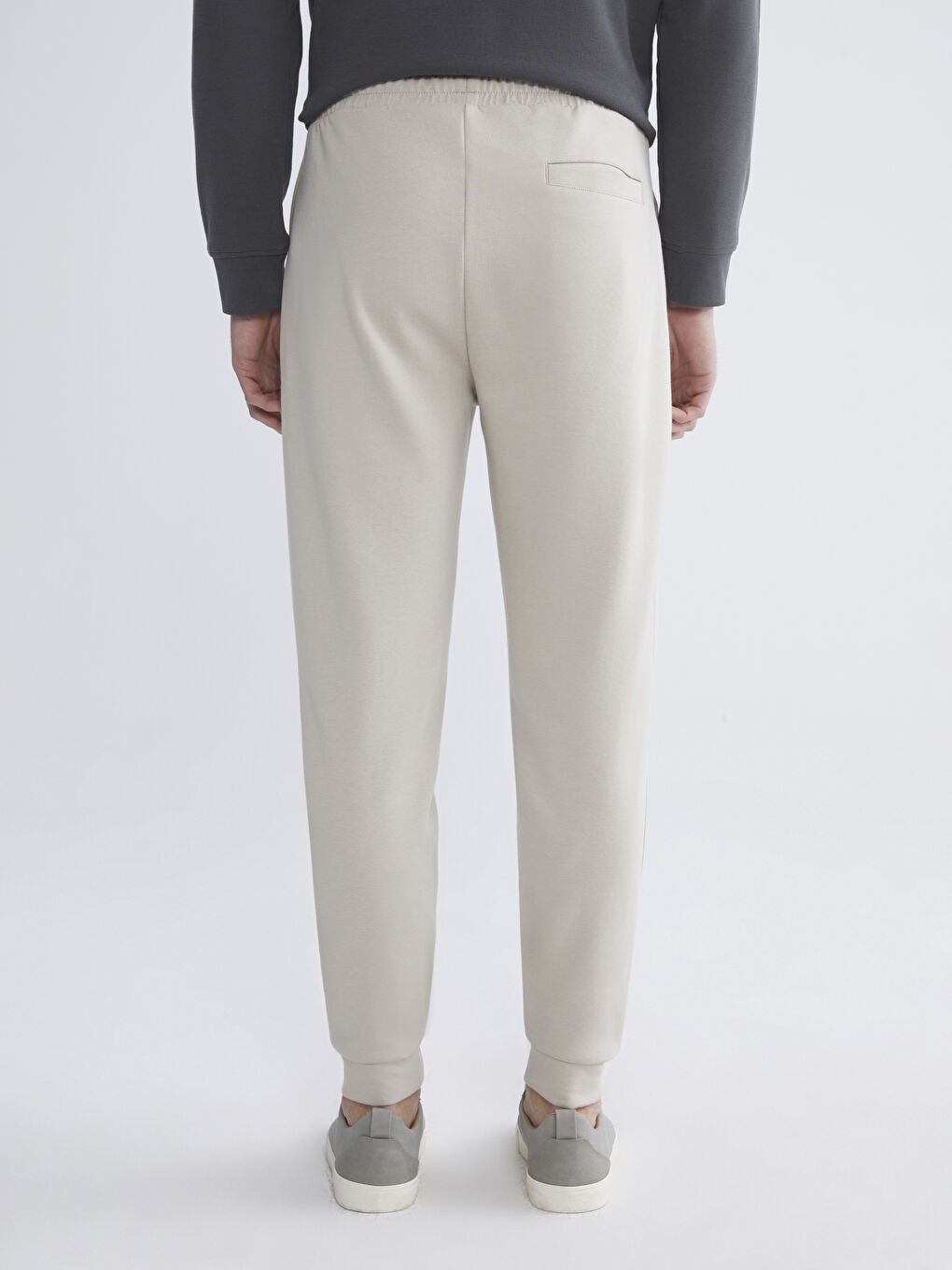 Gri Standart Kalıp Erkek Jogger Eşofman Altı-3