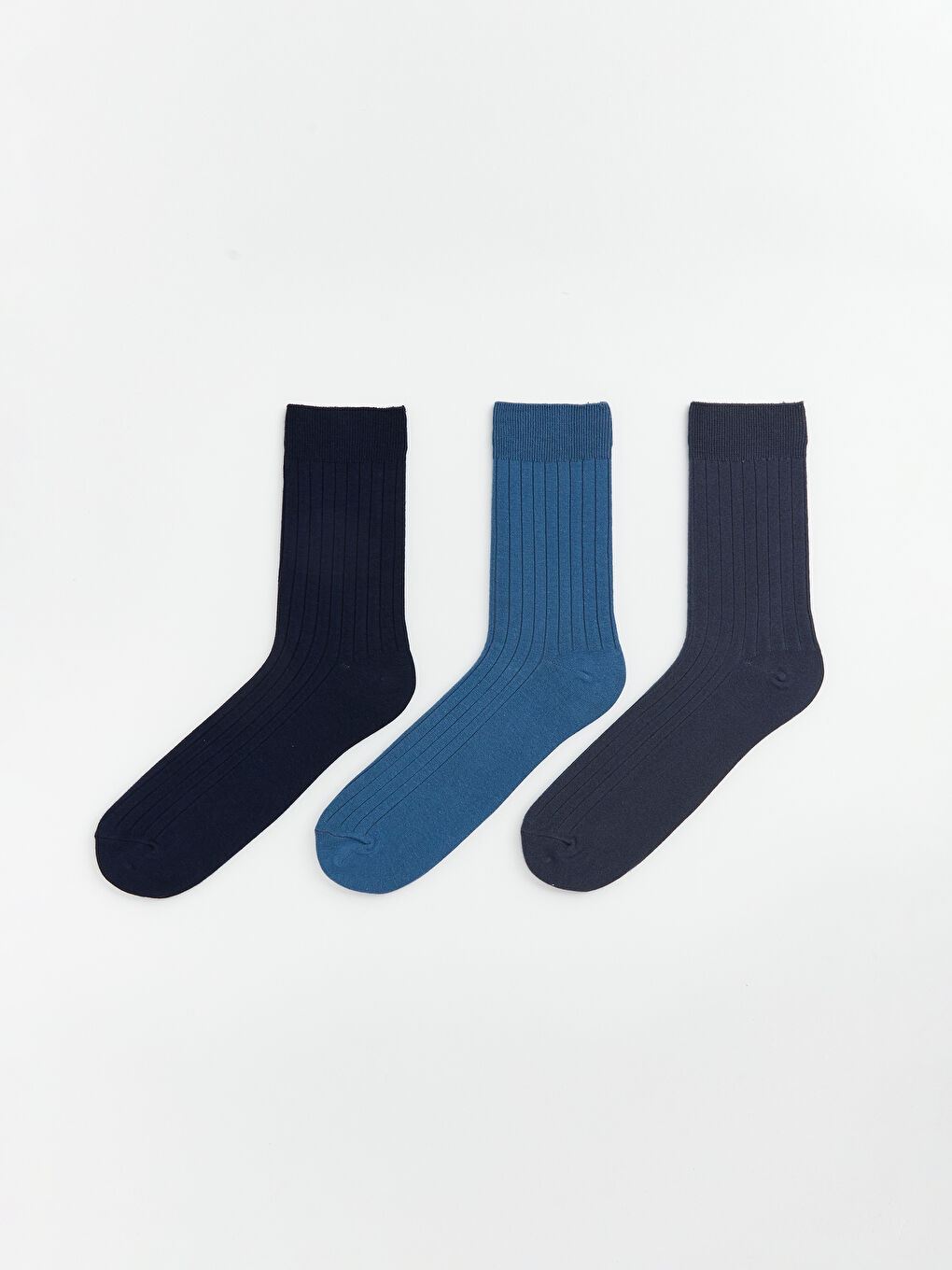 Mavi Erkek Soket Çorap 3'lü