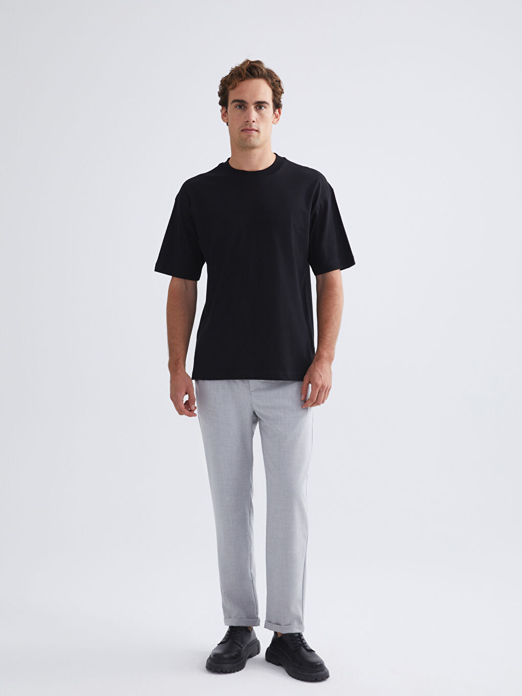 Slim Fit Men's Trousers-0