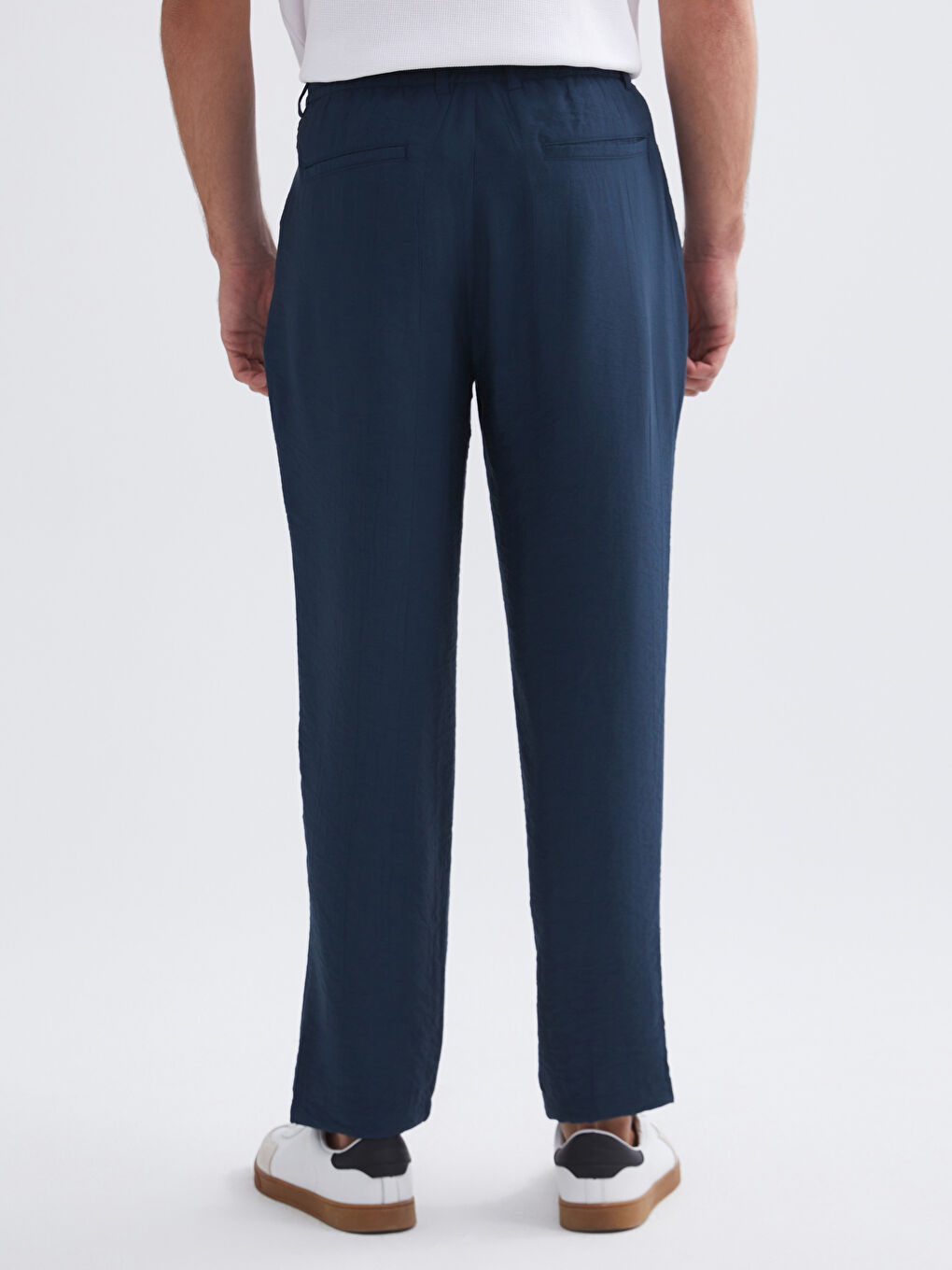 Petrol Standart Kalıp Erkek Pantolon-7