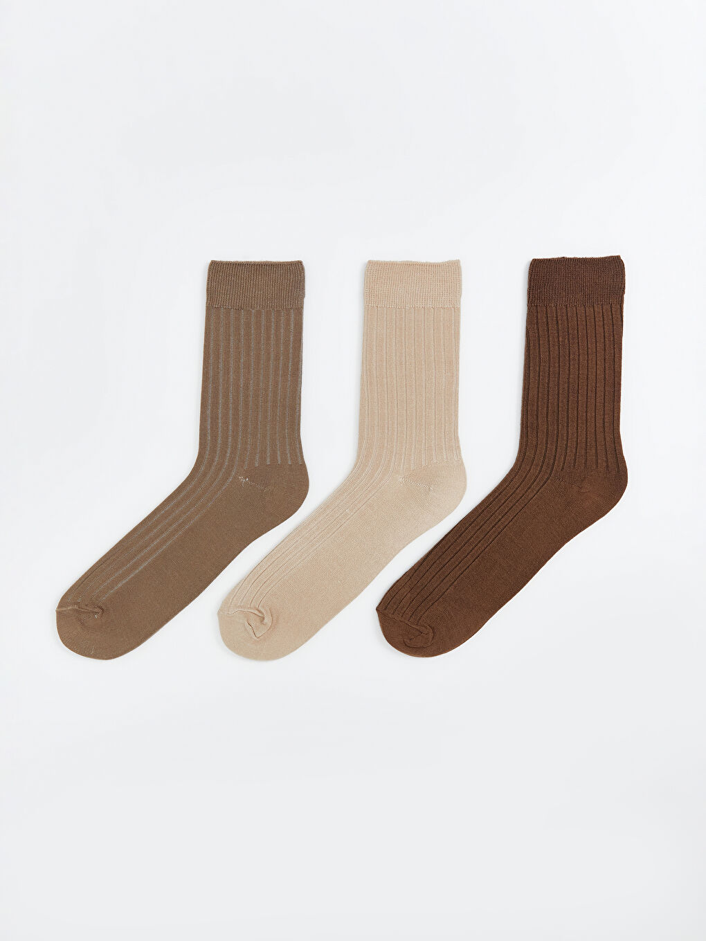 LCW ACCESSORIES Bamboo Men's Ankle Socks 3-Pack -W5K717Z8-10W