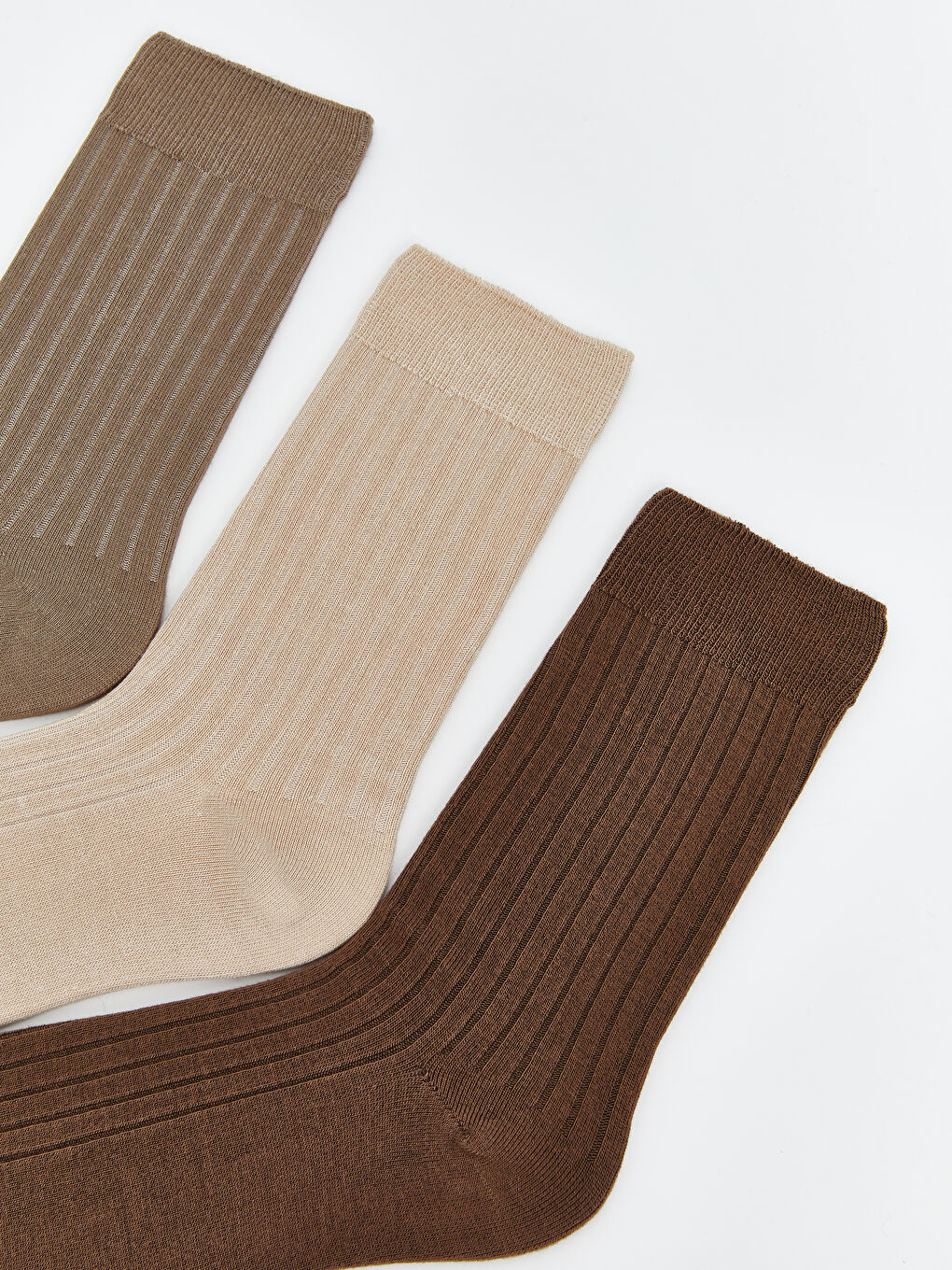 LCW ACCESSORIES Bamboo Men's Ankle Socks 3-Pack -W5K717Z8-10W