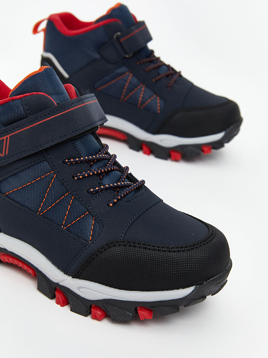 Lacivert Bağcık ve Cırt Cırtlı Erkek Çocuk Bot-2