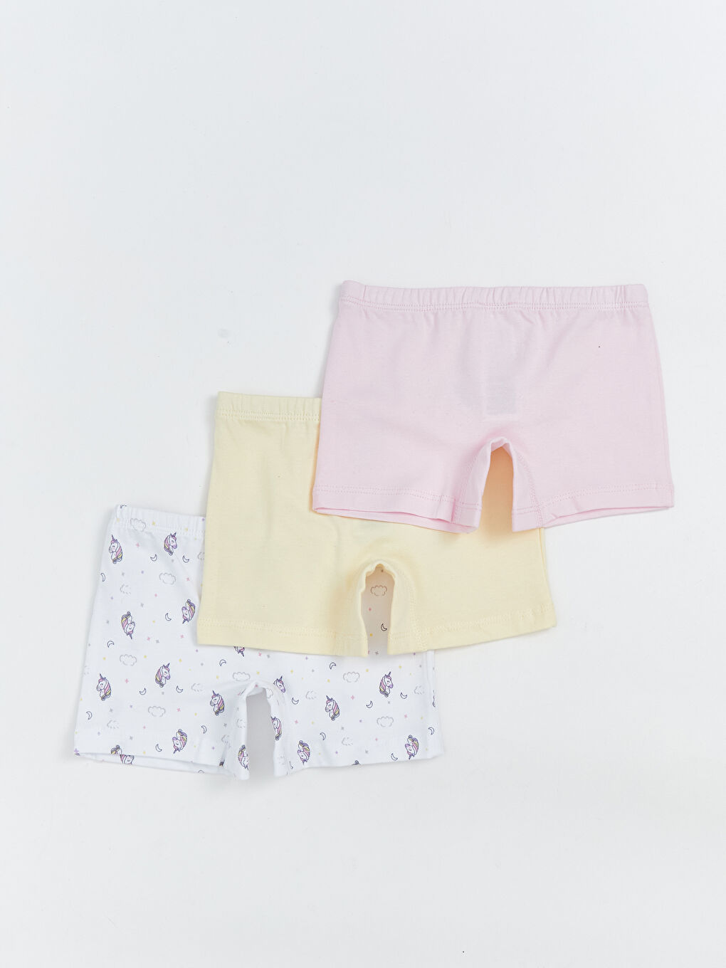 LCW Kids Printed Girls' Boxer 3-packs -W5K722Z1-LU7