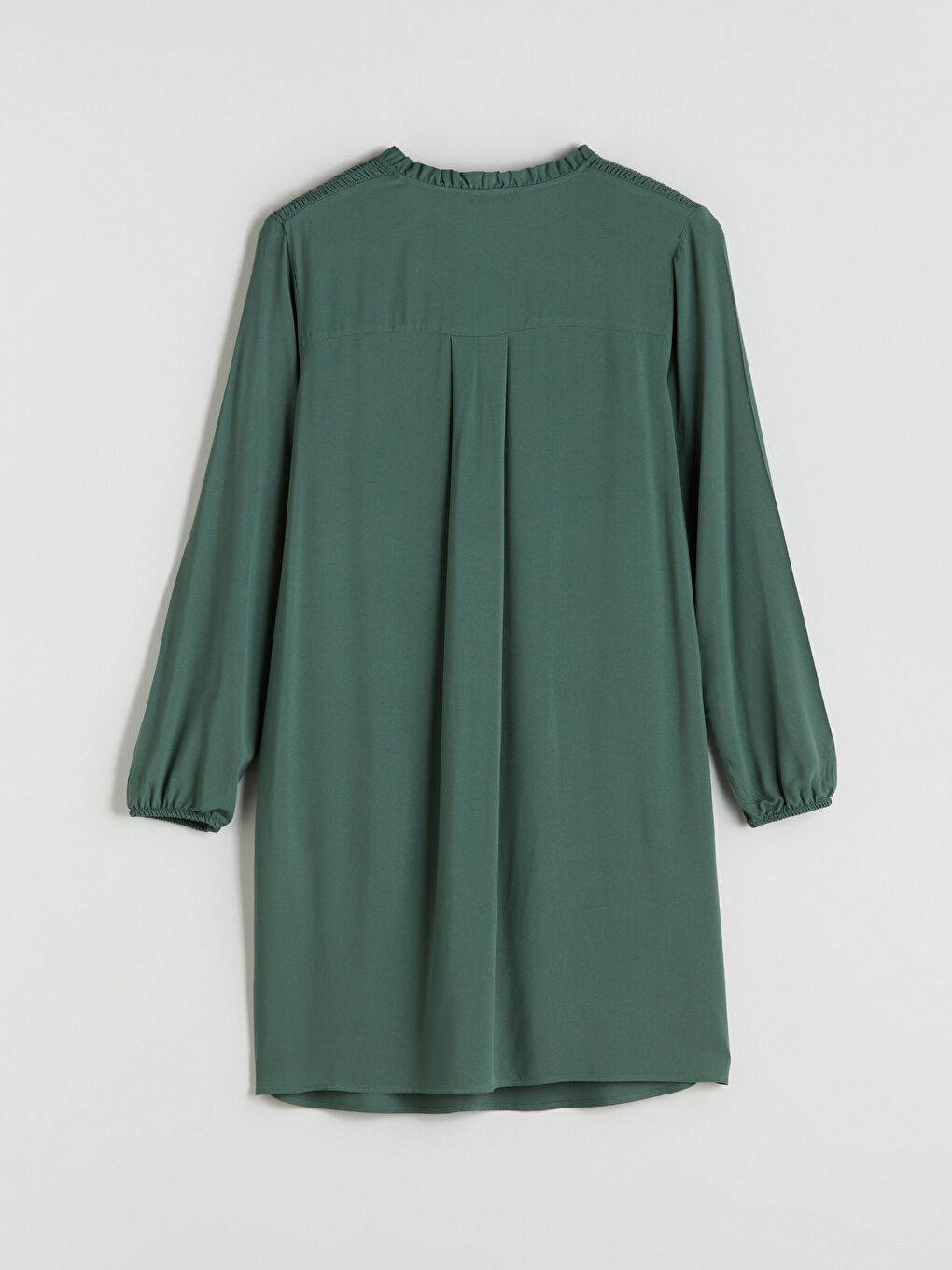 Yeşil Bisiklet Yaka Kadın Tunik-7