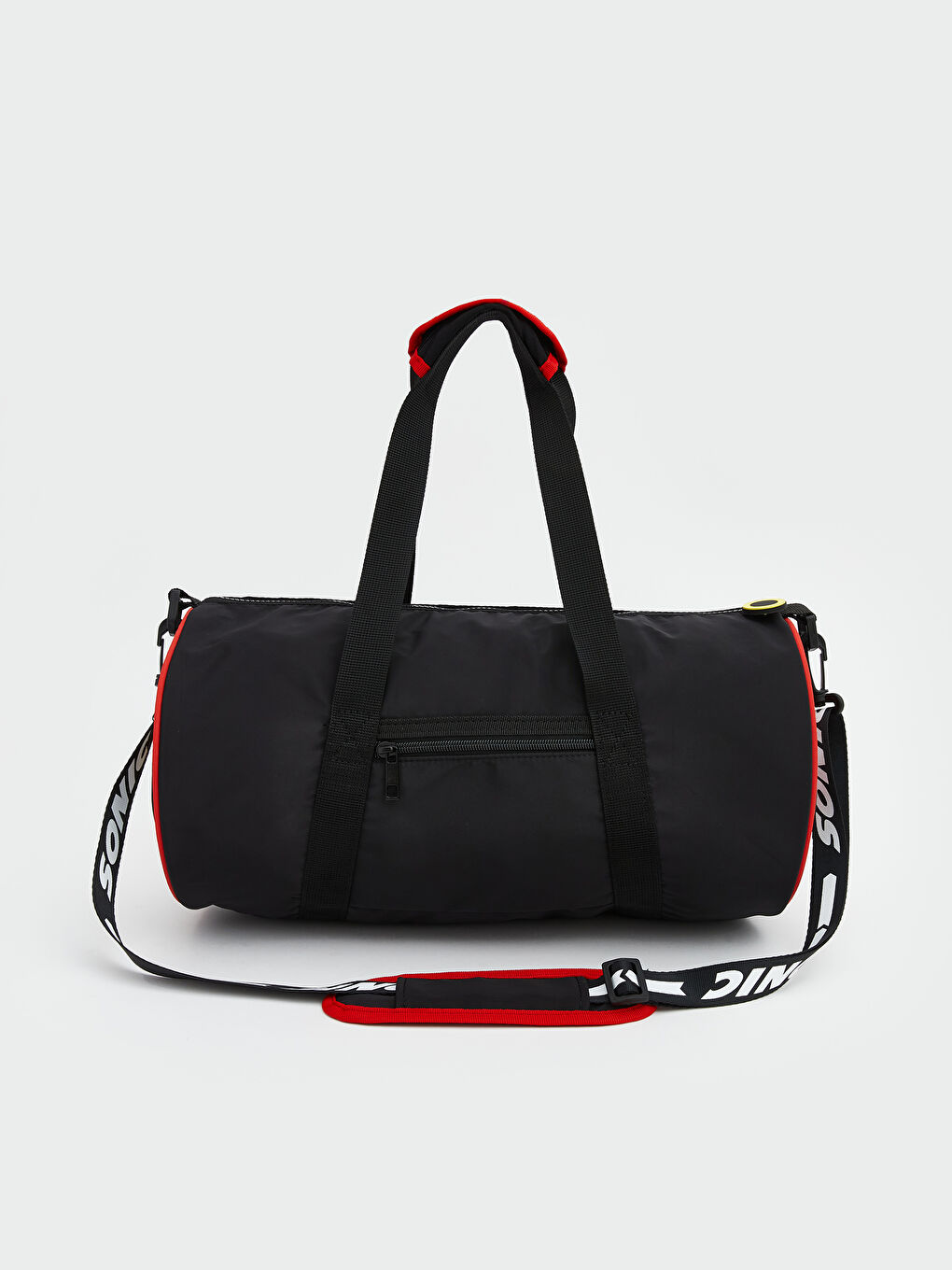 Siyah Sonic Baskılı Erkek Çocuk Spor Çantası-3