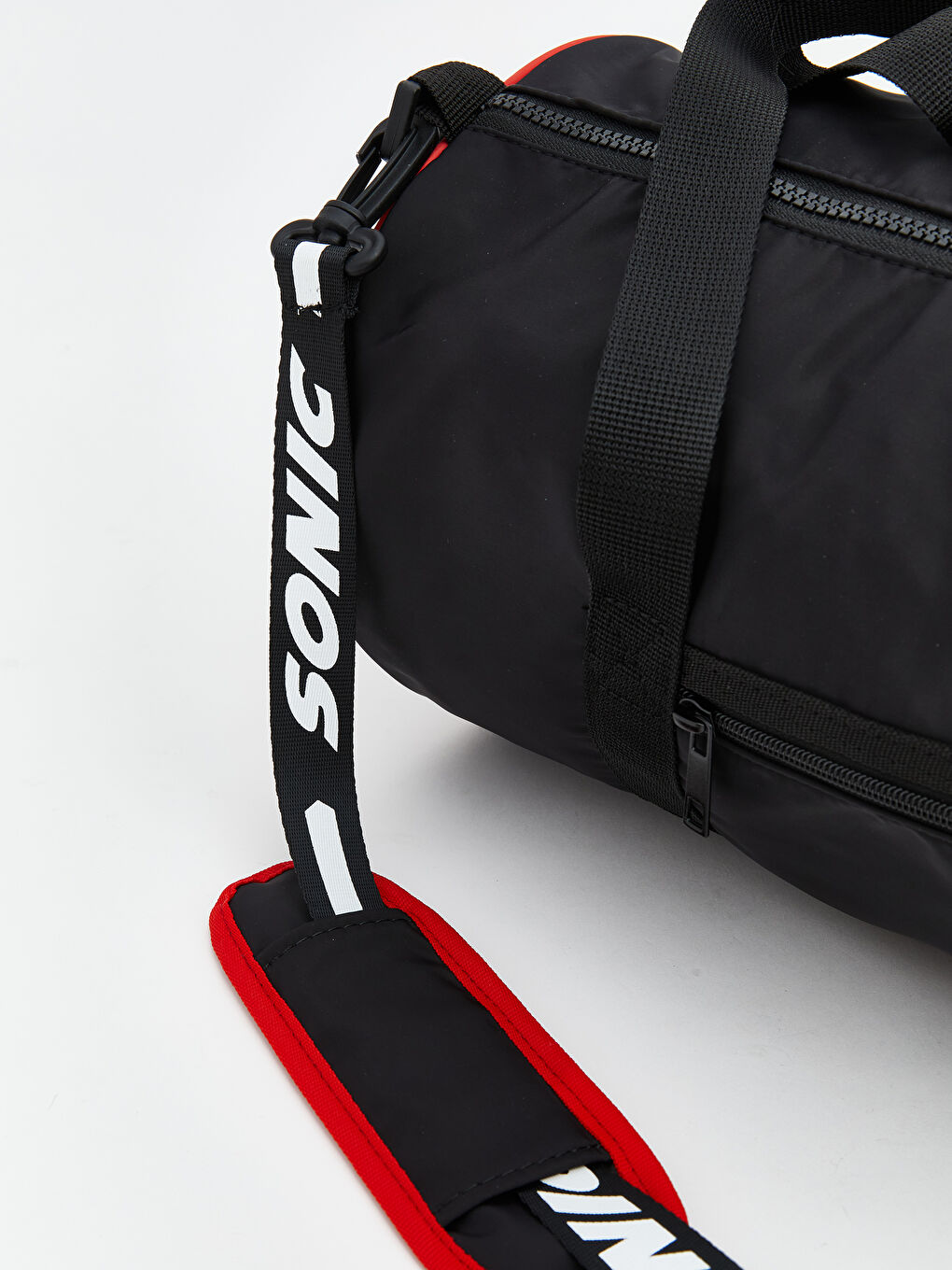 Siyah Sonic Baskılı Erkek Çocuk Spor Çantası-4
