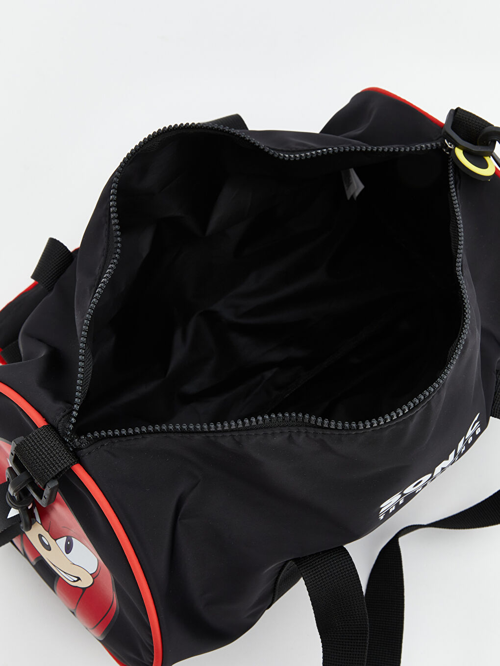 Siyah Sonic Baskılı Erkek Çocuk Spor Çantası-5