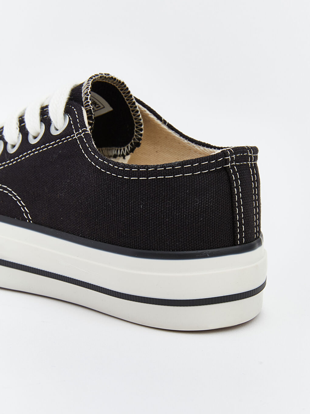 Siyah Bağcıklı Erkek Çocuk Spor Ayakkabı-4