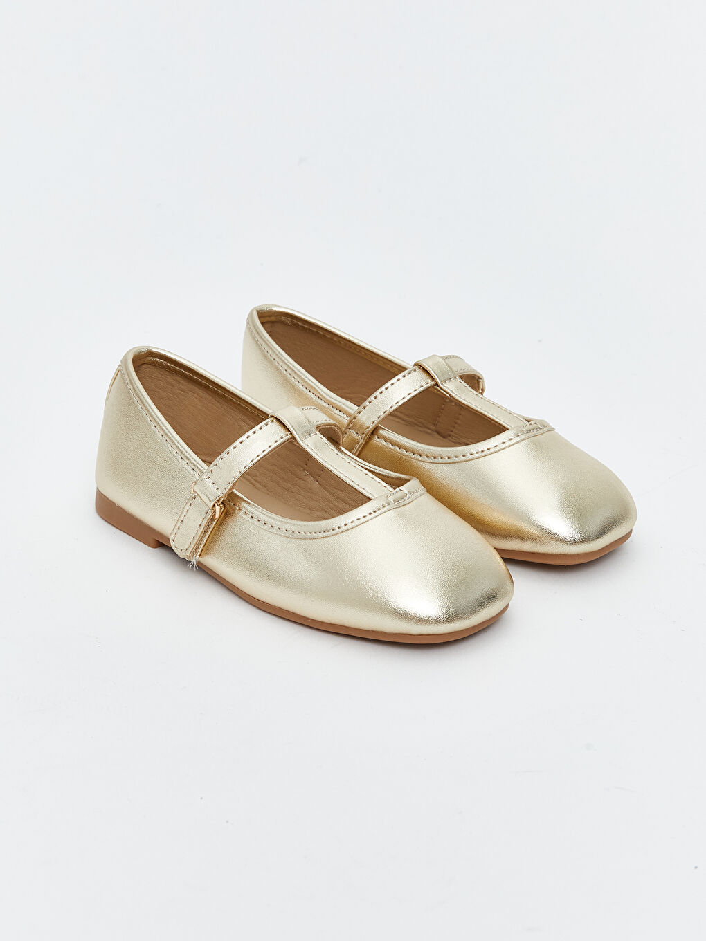 LCW STEPS Shiny Looking Girl's Flats -W5K783Z1-GHW