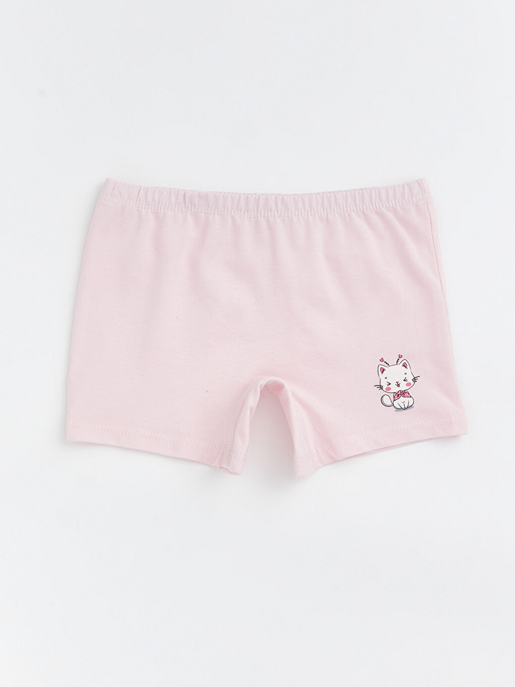 Cat Print Girls' Boxer-1
