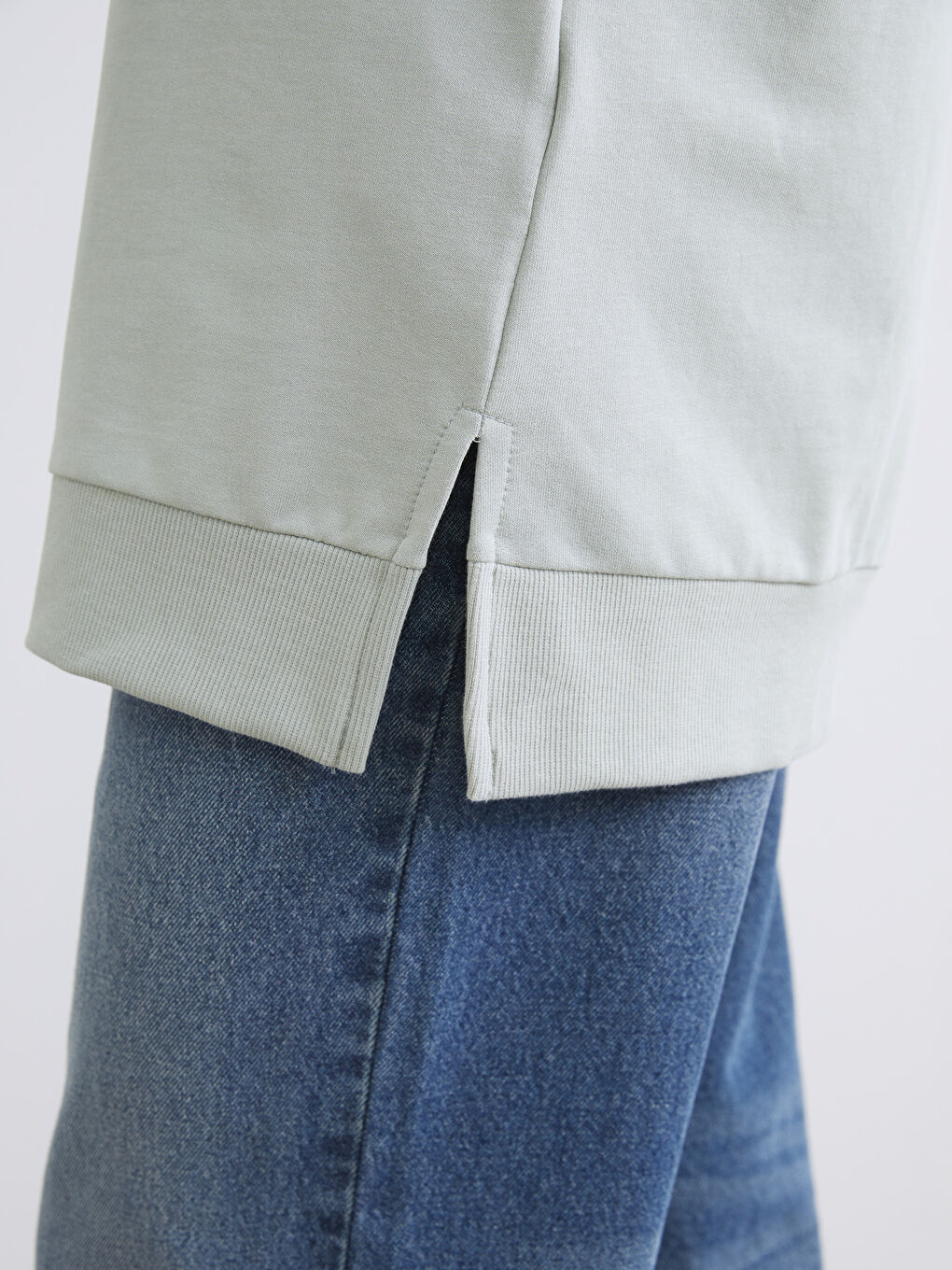 Printed Oversize Women's Sweatshirt Tunic-2