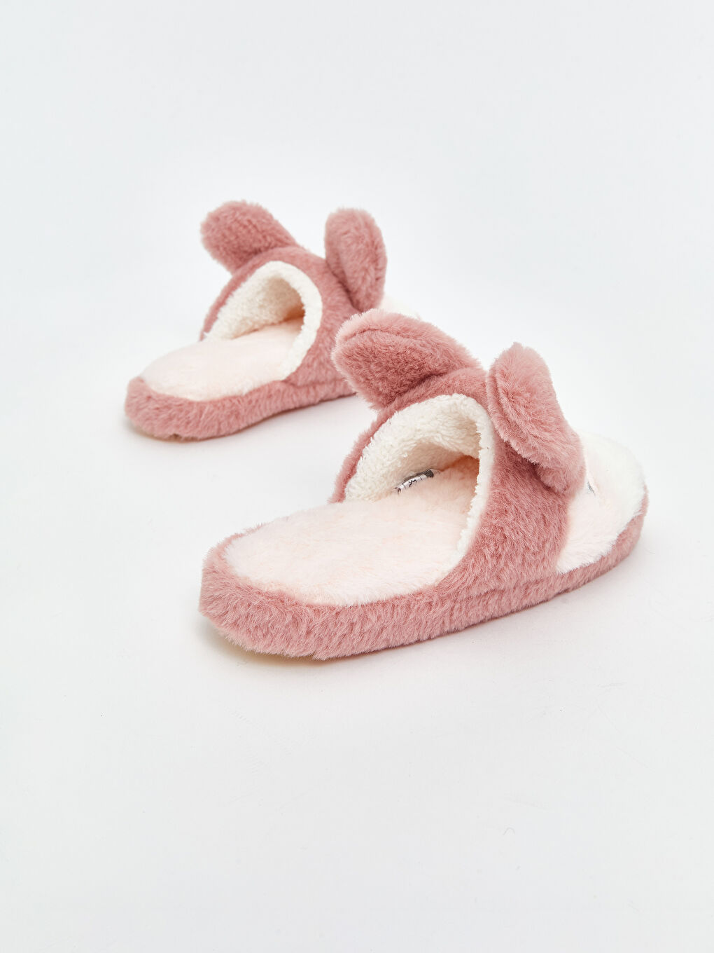 Pembe Tavşan Figürlü Kız Çocuk Ev Terliği-4