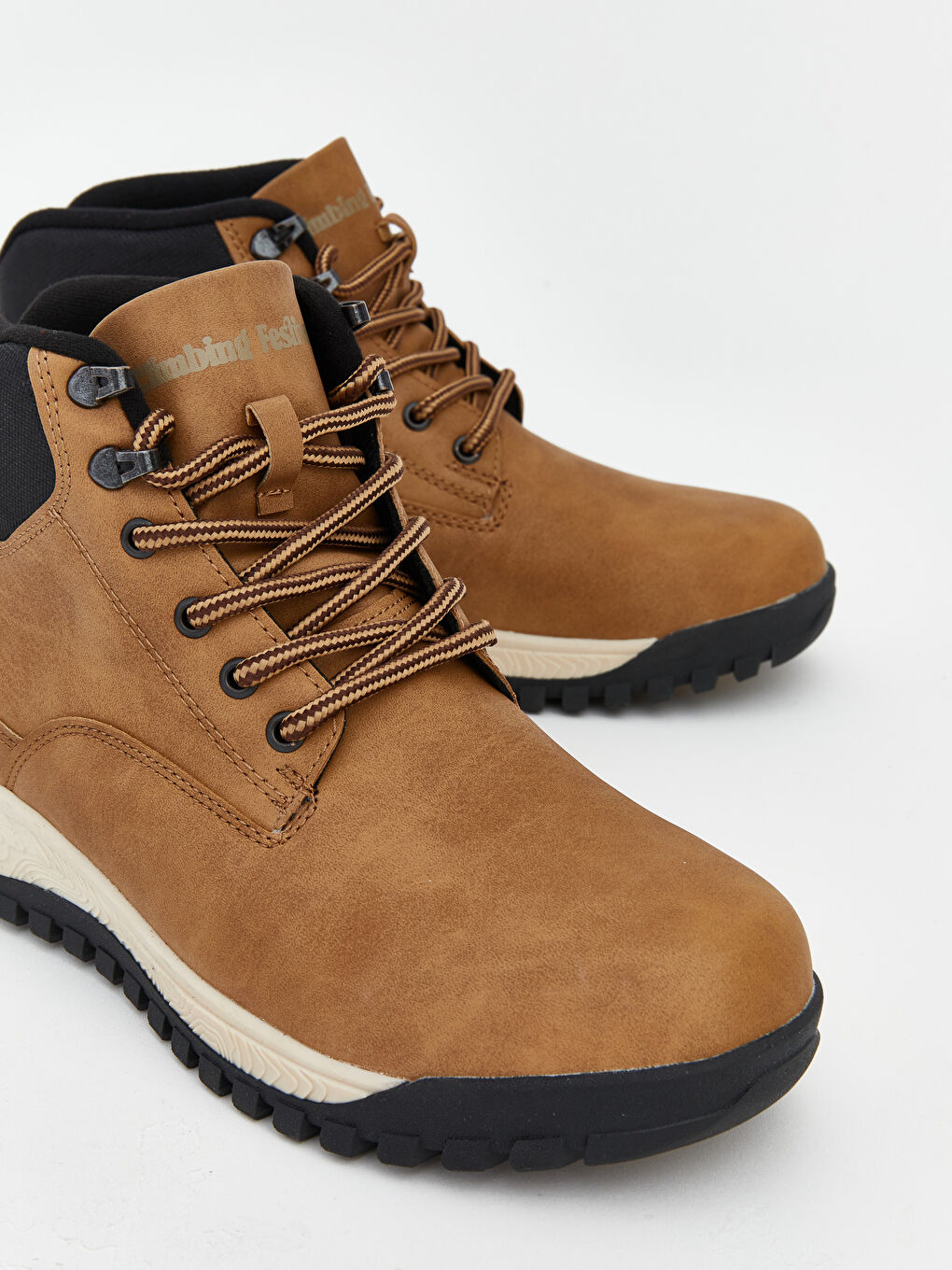 Bej Bağcıklı Erkek Trekking Bot-2