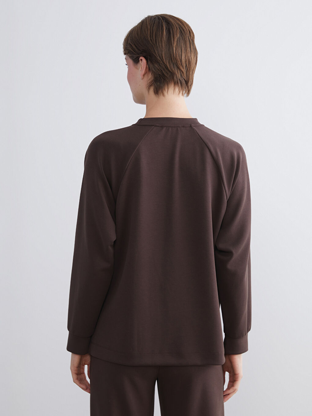 Oversize Modal Blend Women's Sweatshirt-3