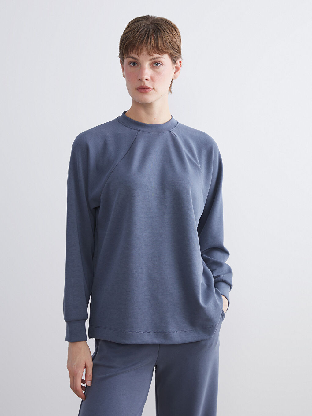 Oversize Modal Blend Women's Sweatshirt