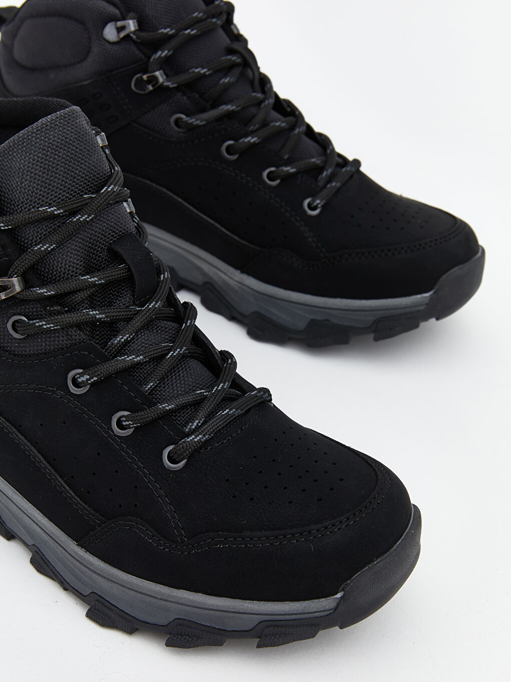 Siyah Bağcıklı Erkek Trekking Bot-2