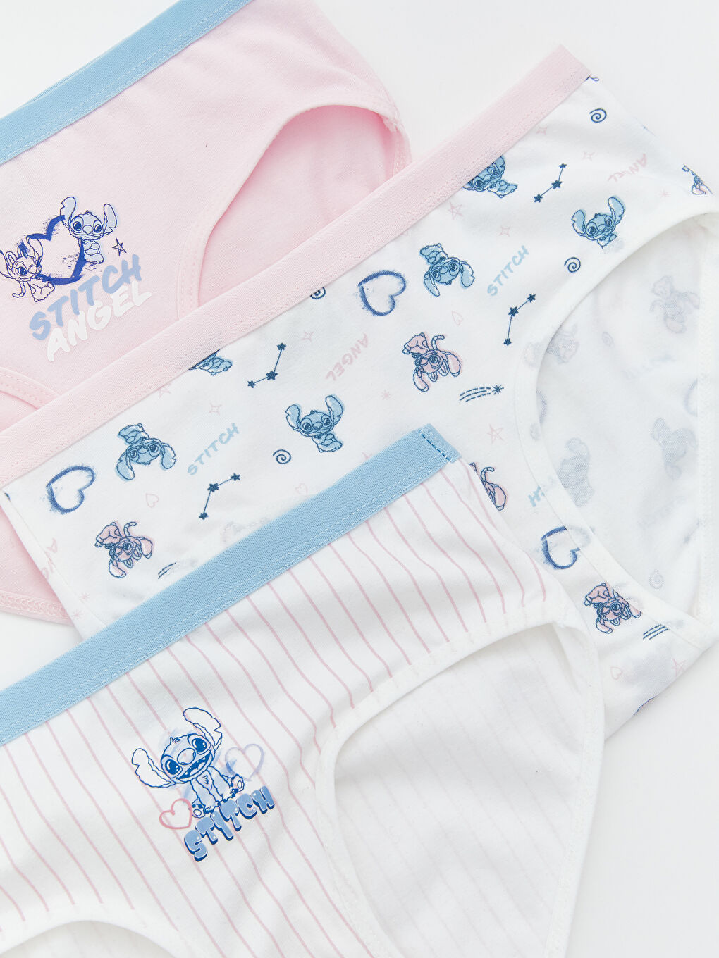 Stitch and Angel Printed Girls' Knickers 3-pack-1