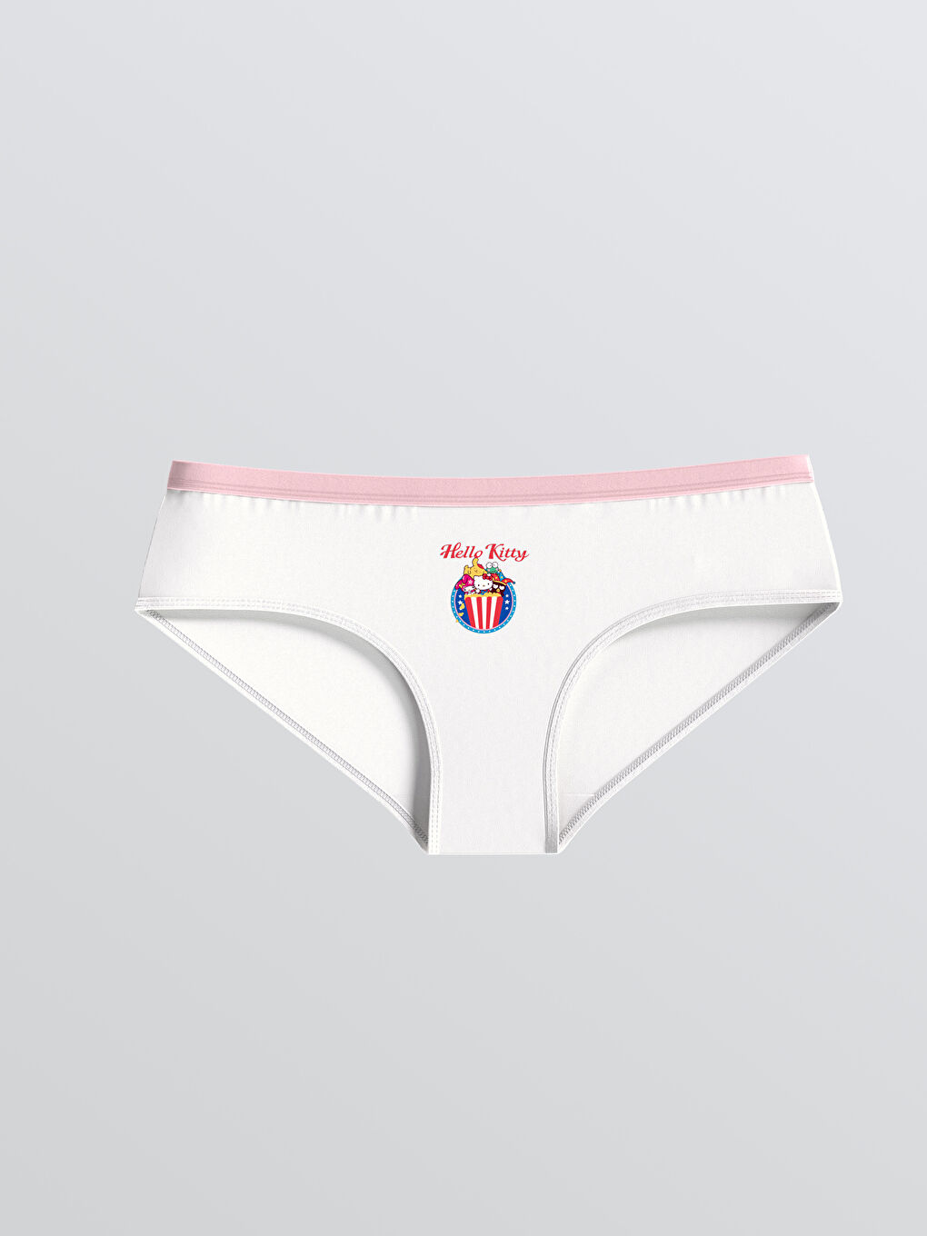 Pembe Hello Kitty Baskılı Kız Çocuk Külot 3'lü-2