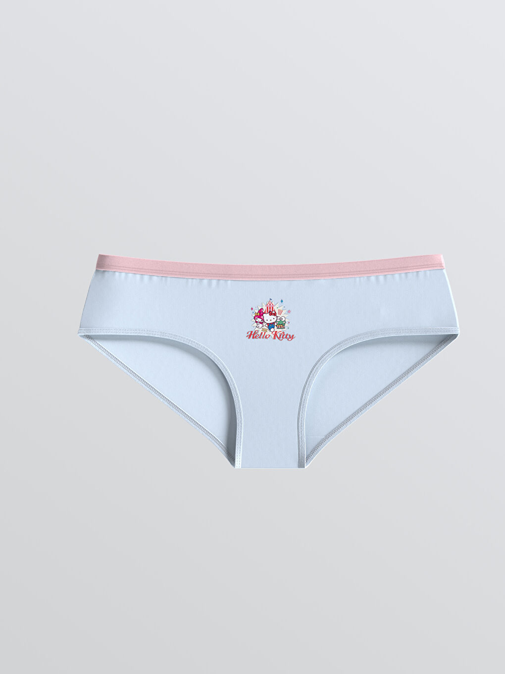 Pembe Hello Kitty Baskılı Kız Çocuk Külot 3'lü-3