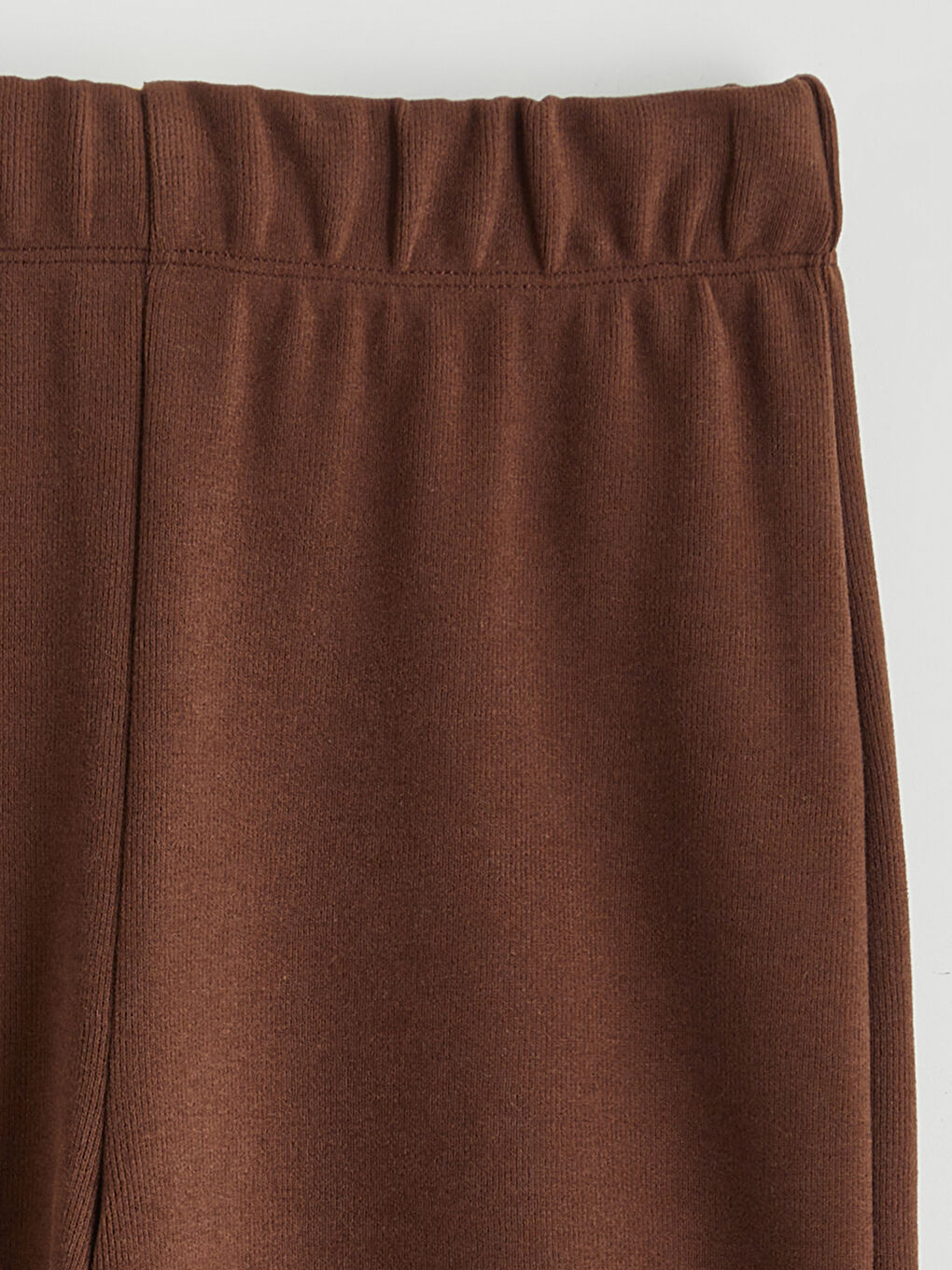 әйелдерге арналған серпімді белдік кең балақ спорттық шалбар-5